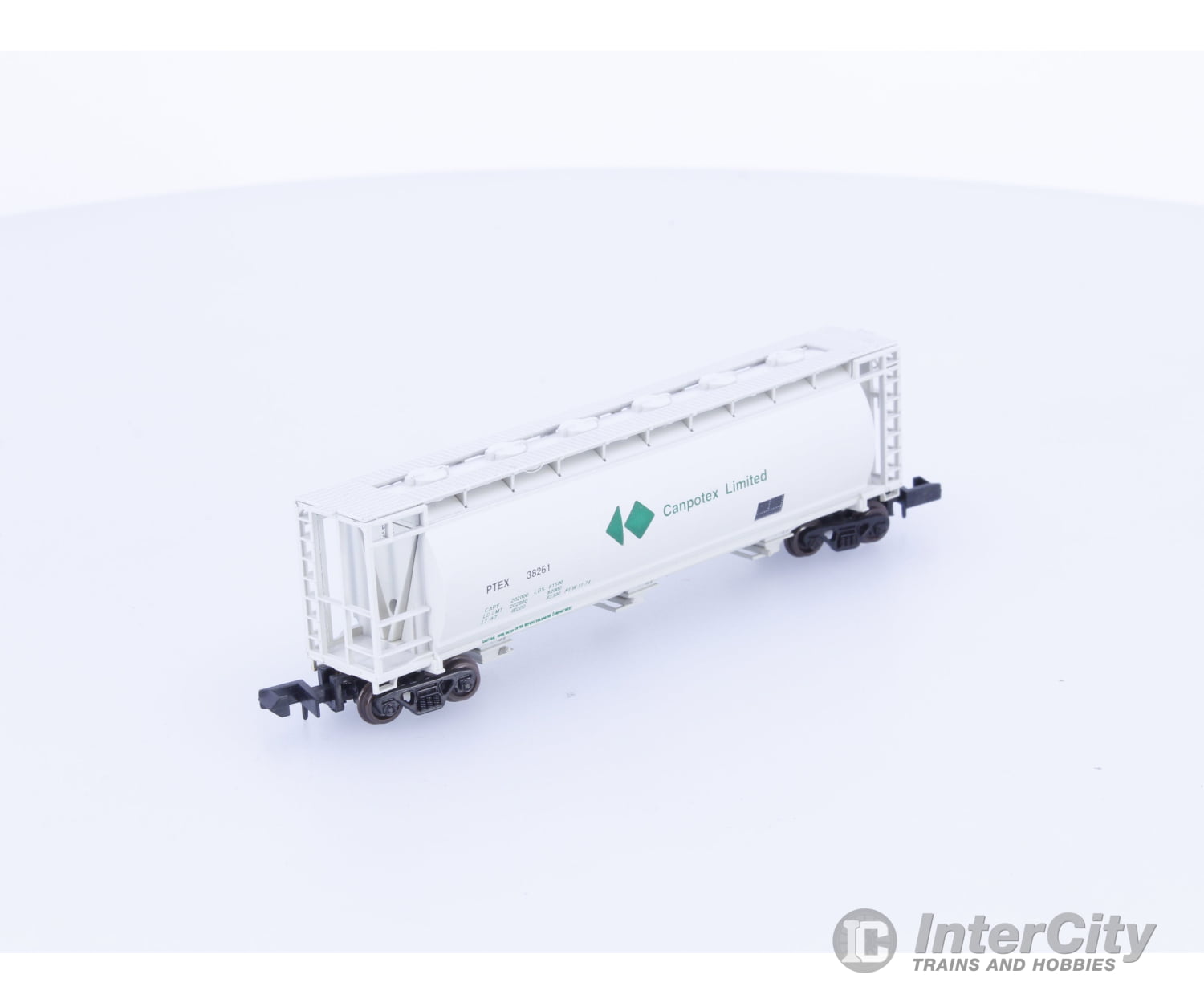 S&R Models 612 N 3 Bay Cylindrical Hopper Canpotex PTEX 38261 Freight Cars