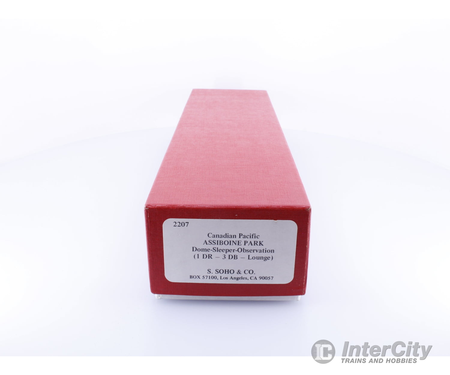 S.Soho & Co. 2207 HO Brass Dome - Sleeper - Observation Assiboine Park Canadian Pacific (CP) Passenger Cars