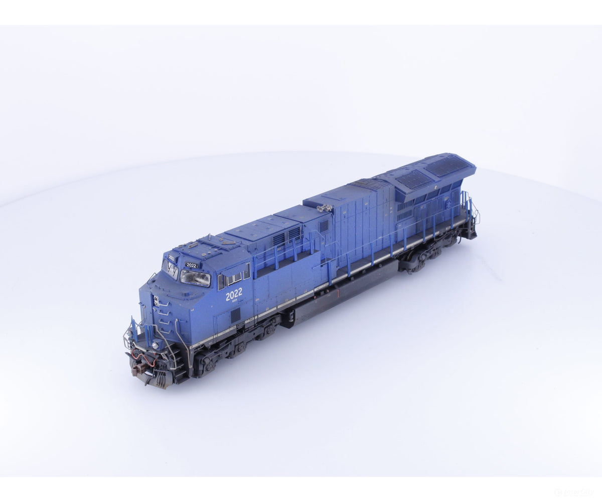 Scale Trains SXT30522 HO GE Tier 4 GEVO GECX DEMO ET44AC Diesel Locomotive Weathered ESU Loksound EMD Demonstrator