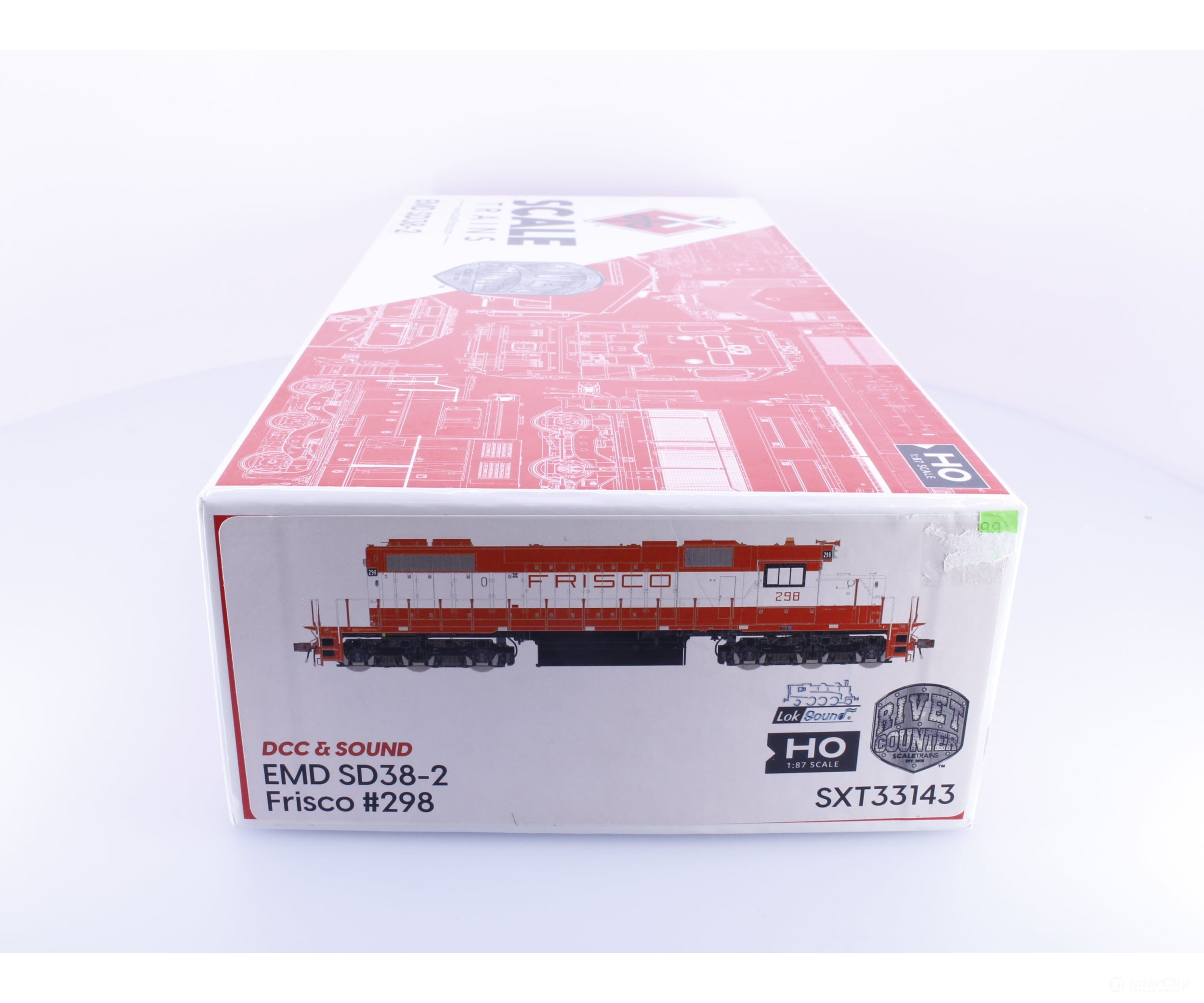 Scale Trains SXT33143 HO EMD SD38-2 Diesel Locomotive St Louis San Fransisco (SLSW) 298 DCC & Sound - Locomotives