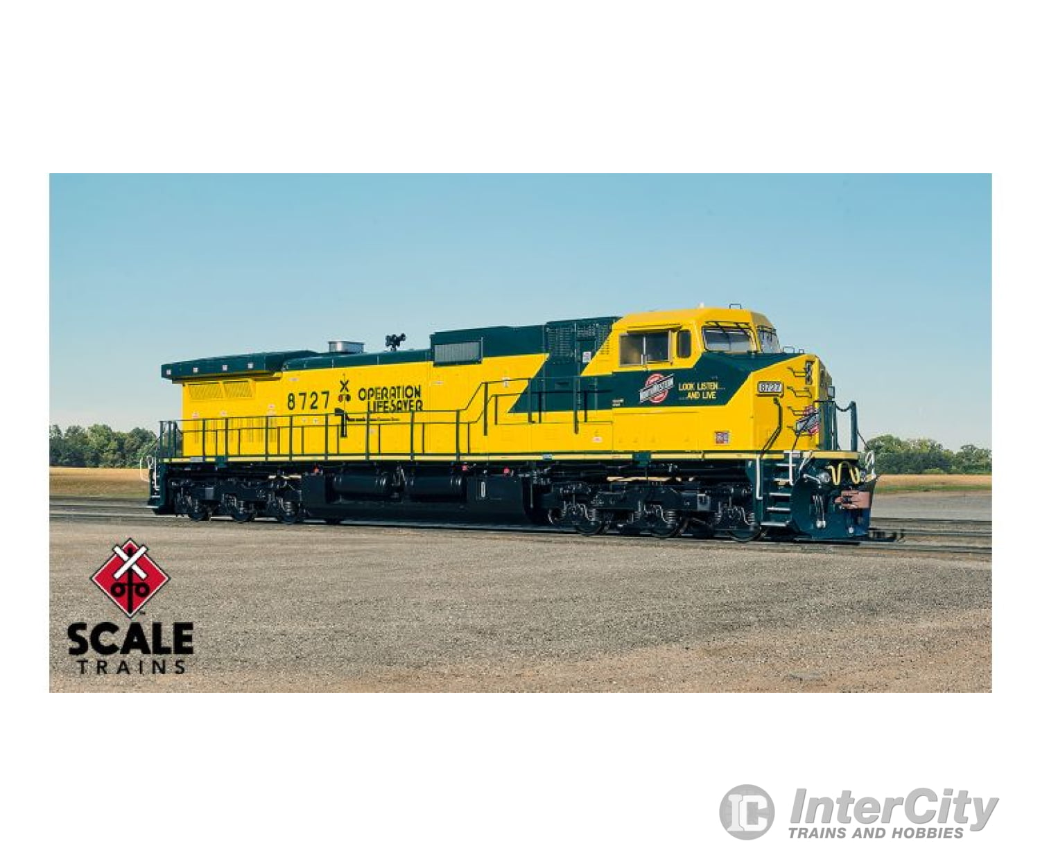 Scale Trains Sxt33450 Rivet Counter Ho Ge Dash-9 Chicago & Northwestern As-Built Operation Lifesave