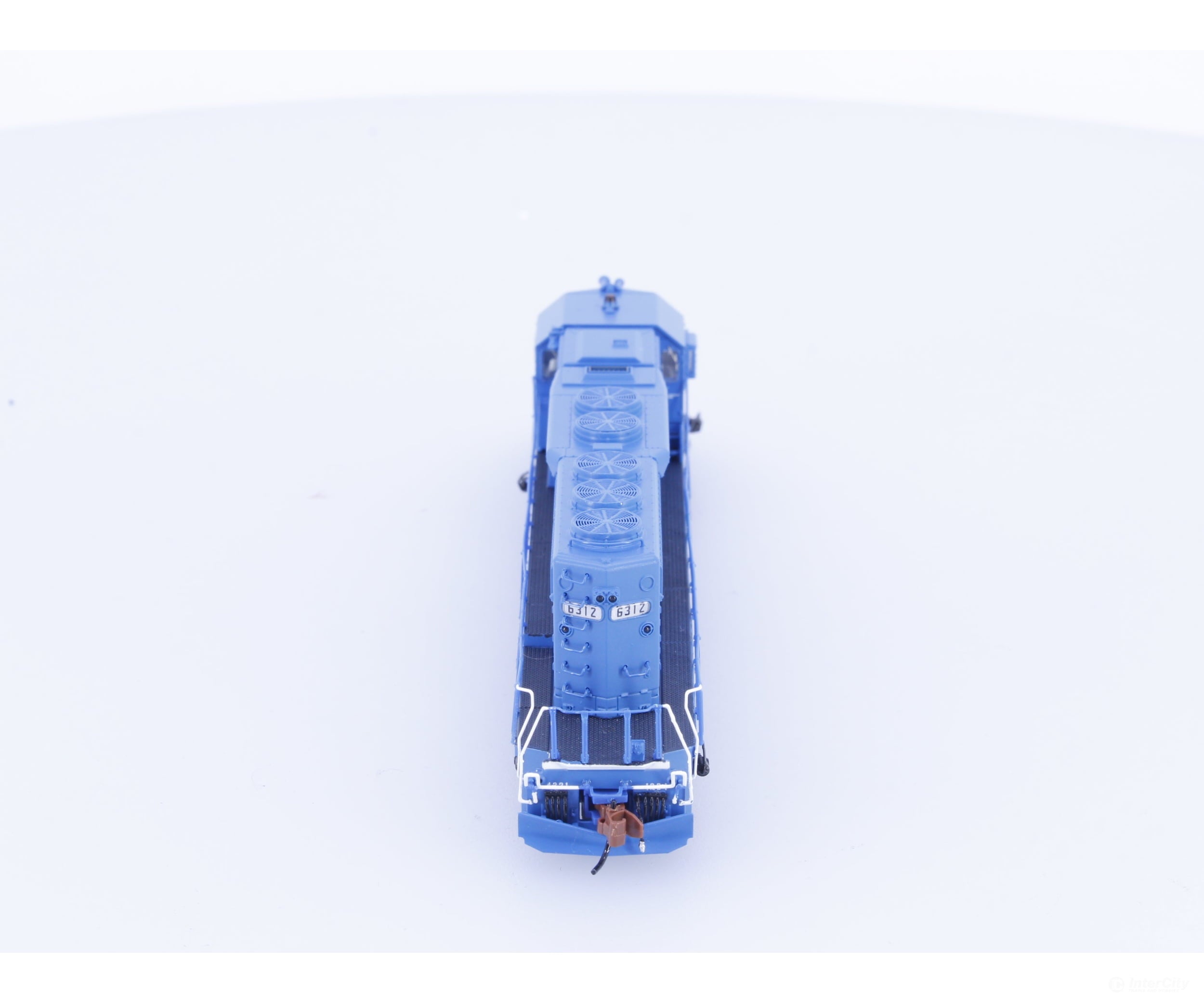 Scale Trains SXT39406 N EMD SD40-2 Diesel Locomotive Ex-MILW Blue/White Repaint EMD Leasing (EMDX) 6312 Analog DC
