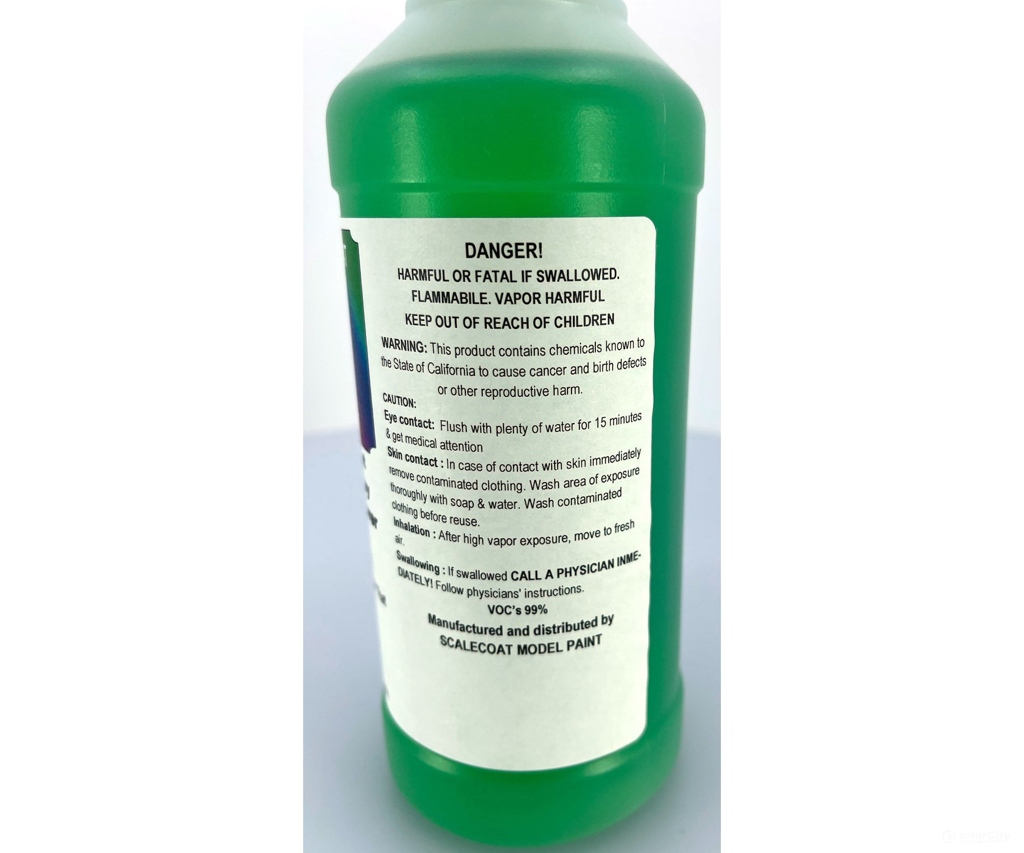 Scalecoat Paint 10568 Wash Away Paint Remover for Plastic 16oz 473ml Paint