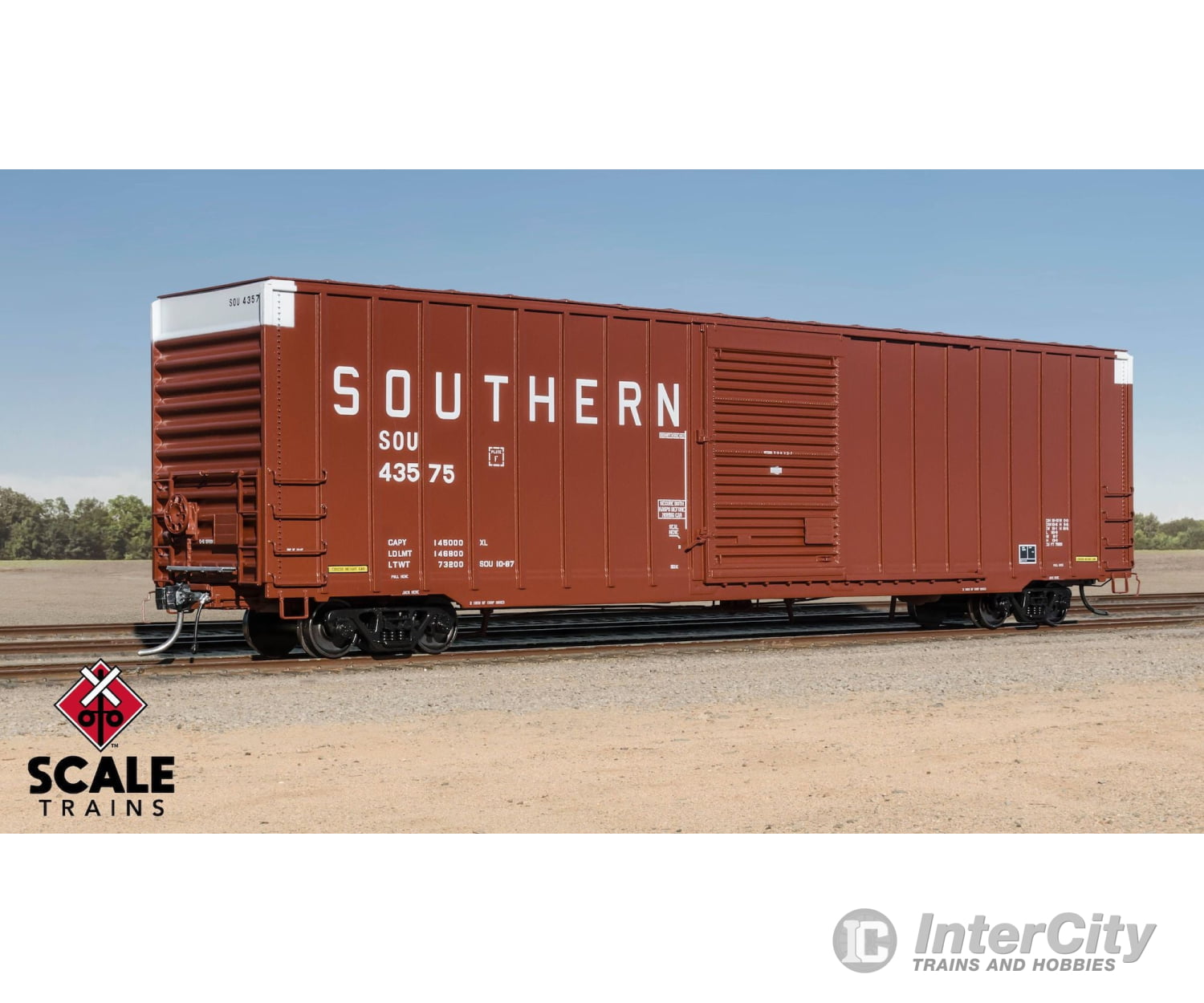 ScaleTrains EP80412-1 ExactRail Platinum HO Scale Berwick 7580 Appliance Boxcar Southern/SOU 43575 Freight Cars