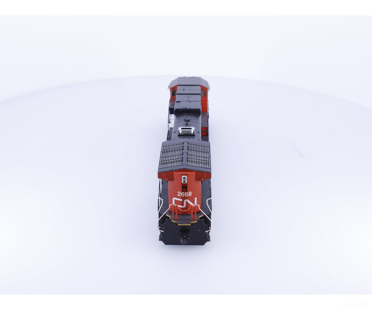 ScaleTrains SXT10847 HO GE C44-9W Dash 9 Diesel Locomotive ESU Loksound Canadian National (CN) 2668 DCC & Sound