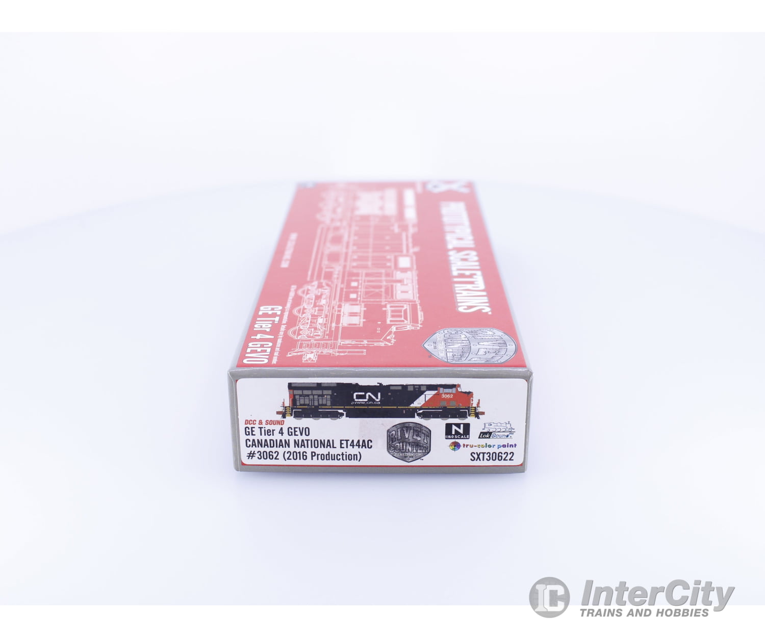 ScaleTrains SXT30622 N GE Tier 4 GEVO ET44AC (2016 Production) Canadian National (CN) 3062 DCC & Sound Locomotives