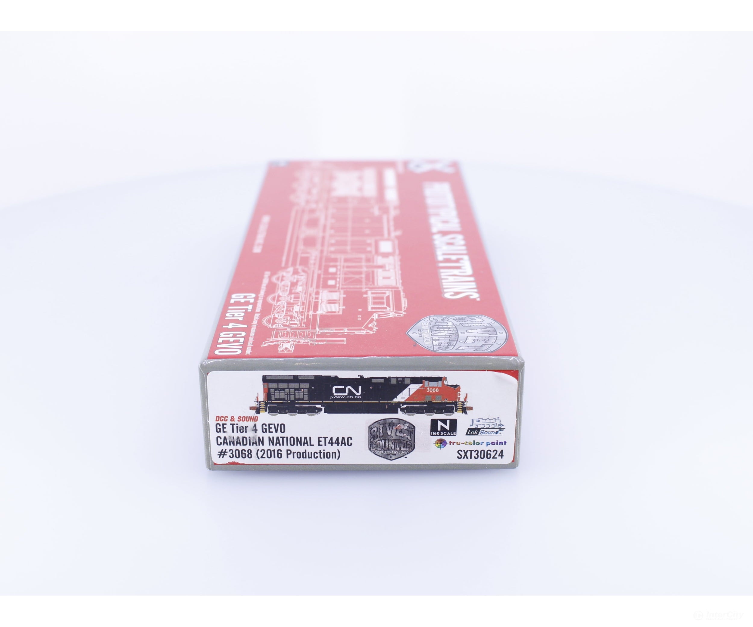 ScaleTrains SXT30624 N GE Tier 4 GEVO ET44AC (2016 Production) Canadian National (CN) 3068 DCC & Sound Locomotives