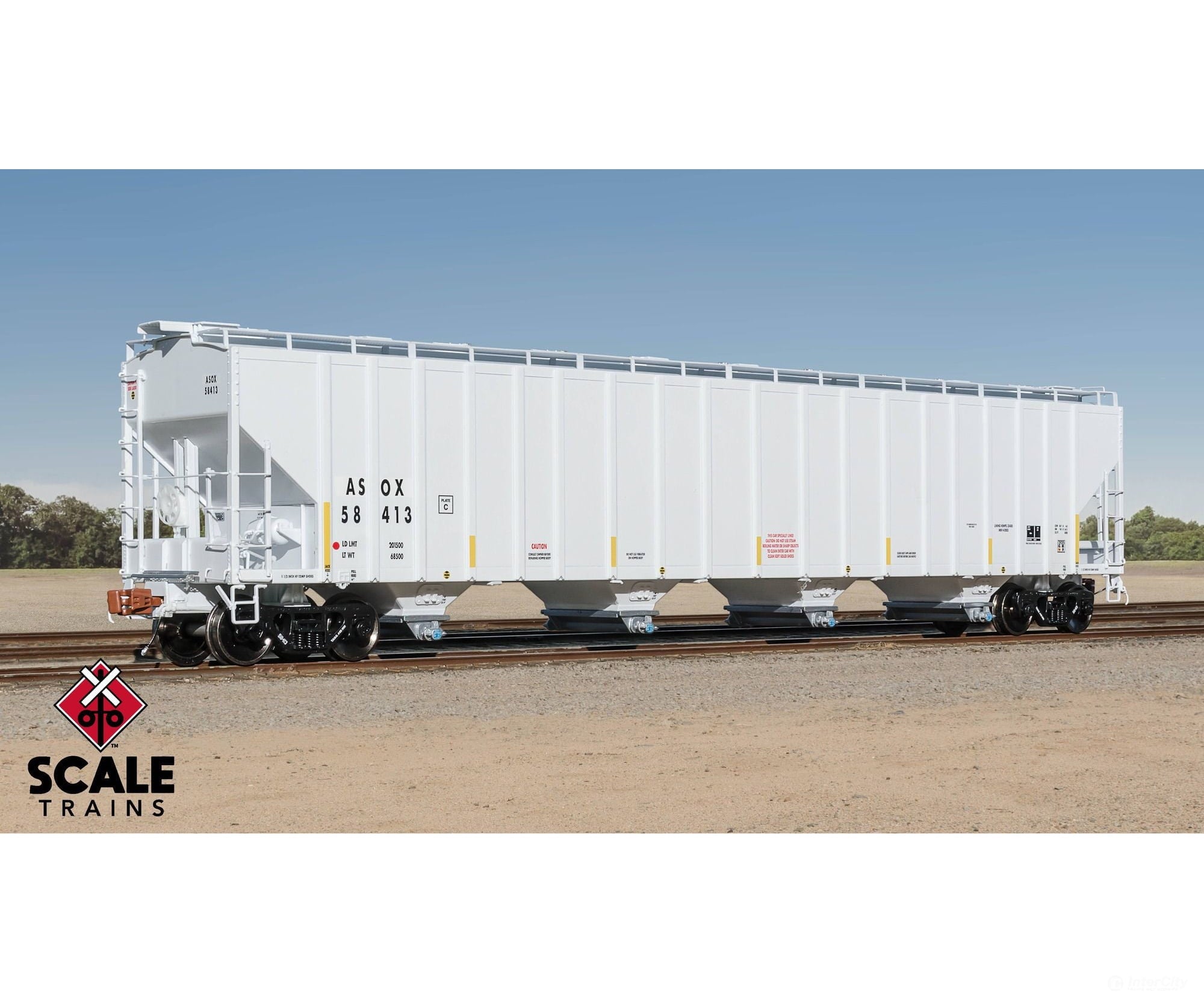 ScaleTrains SXT39436 Rivet Counter HO Scale Pullman-Standard 5820 Covered Hopper Americas