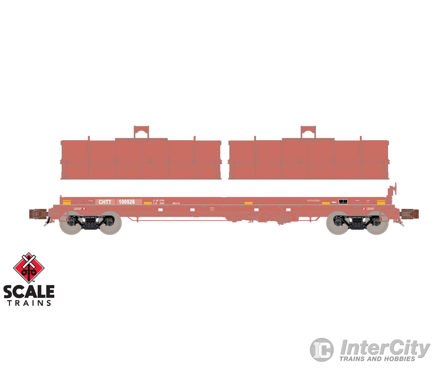 ScaleTrains SXT39473 Rivet Counter N Scale Thrall 48’ 2-Hood Coil Steel Car CHTT/Distressed 100532 Freight Cars