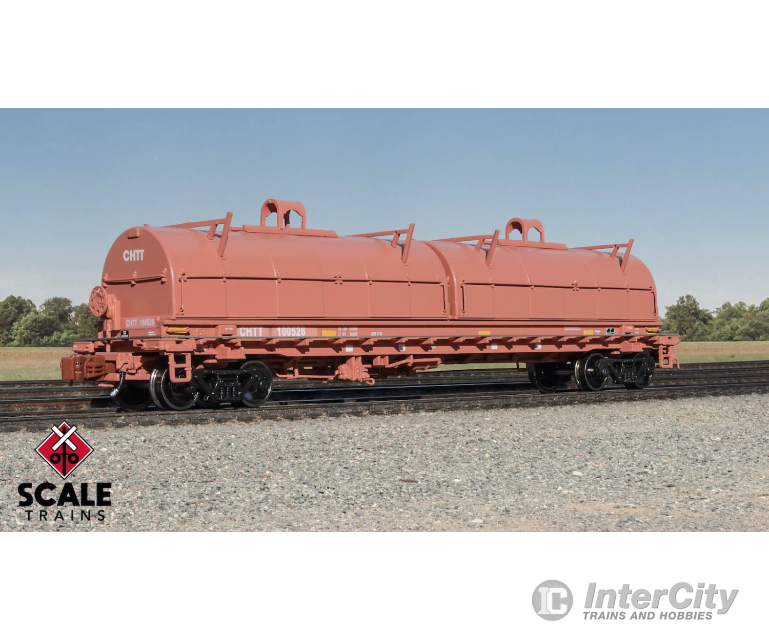 ScaleTrains SXT39473 Rivet Counter N Scale Thrall 48’ 2-Hood Coil Steel Car CHTT/Distressed 100532 Freight Cars