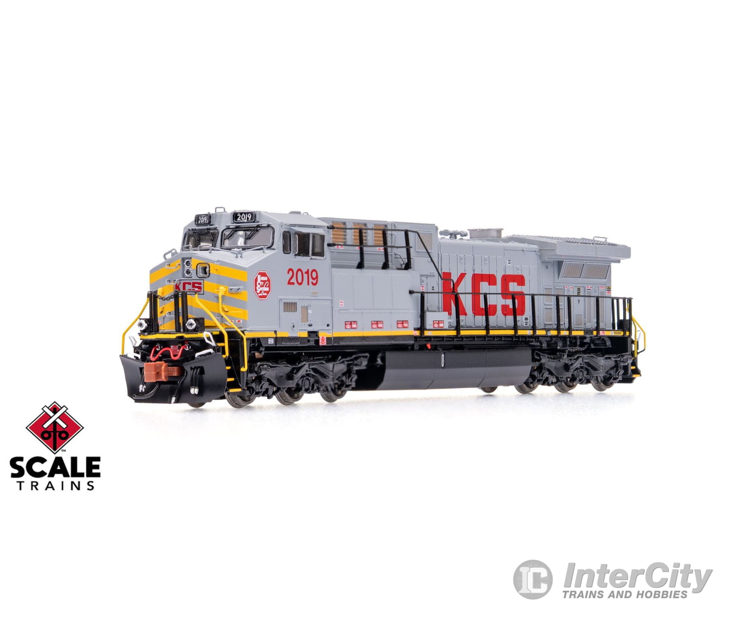 ScaleTrains SXT40613 Rivet Counter N Scale GE AC4400CW Kansas City Southern/Gray 2024 DCC & Sound Equipped Locomotives