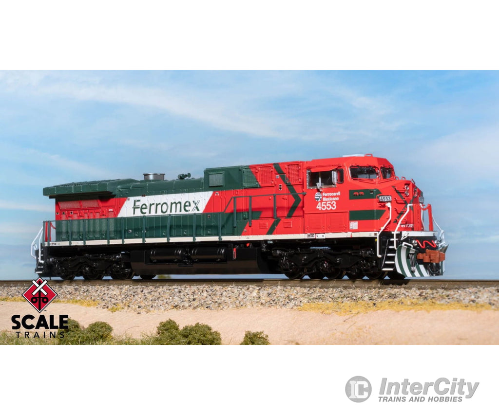 ScaleTrains SXT40621 Rivet Counter N Scale GE AC4400CW Ferromex/Diabla 4553 DCC & Sound Equipped Locomotives