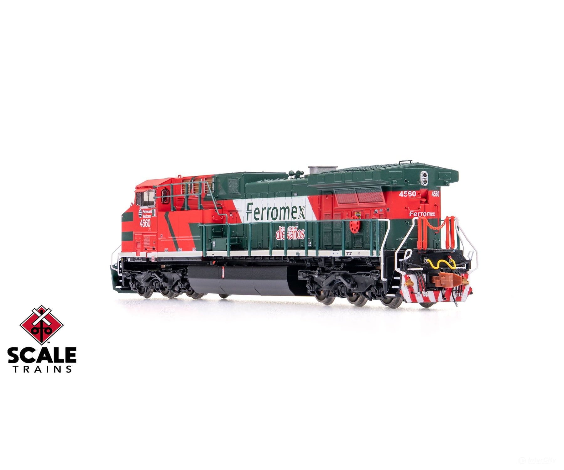 ScaleTrains SXT40625 Rivet Counter N Scale GE AC4400CW Ferromex/Diabla/Diexanos 4560 DCC & Sound Equipped Locomotives