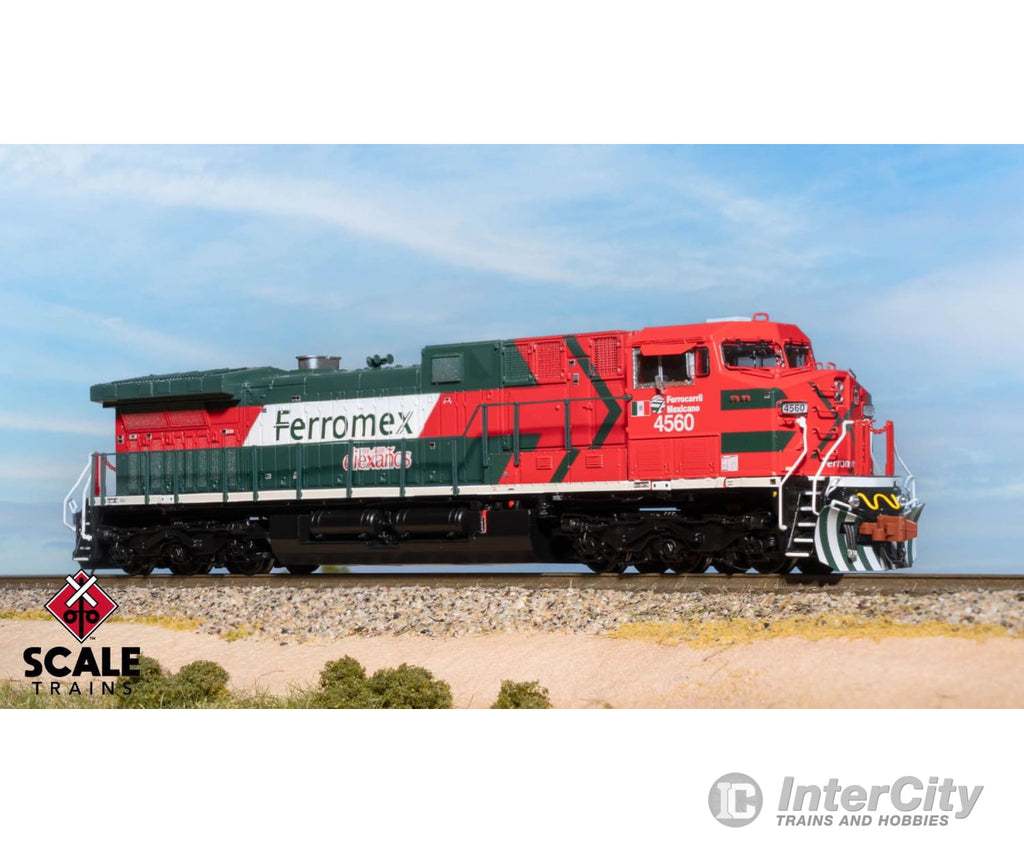 ScaleTrains SXT40625 Rivet Counter N Scale GE AC4400CW Ferromex/Diabla/Diexanos 4560 DCC & Sound Equipped Locomotives