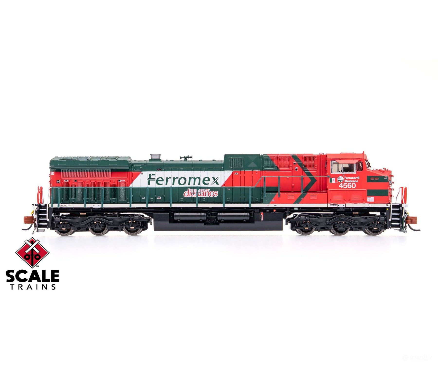 ScaleTrains SXT40625 Rivet Counter N Scale GE AC4400CW Ferromex/Diabla/Diexanos 4560 DCC & Sound Equipped Locomotives