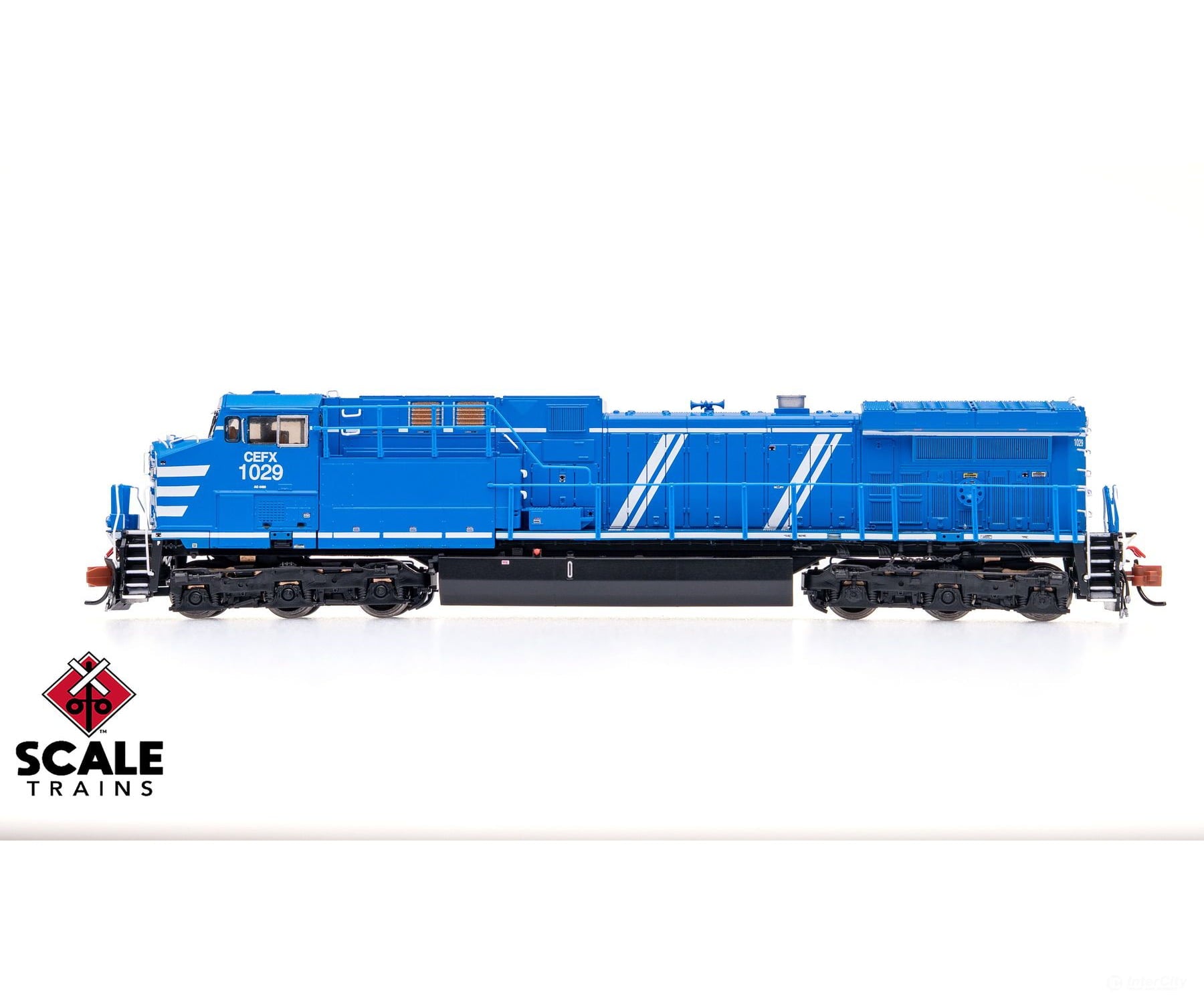 ScaleTrains SXT40633 Rivet Counter N Scale GE AC4400CW CEFX/Bluebird 1029 DCC & Sound Equipped Locomotives