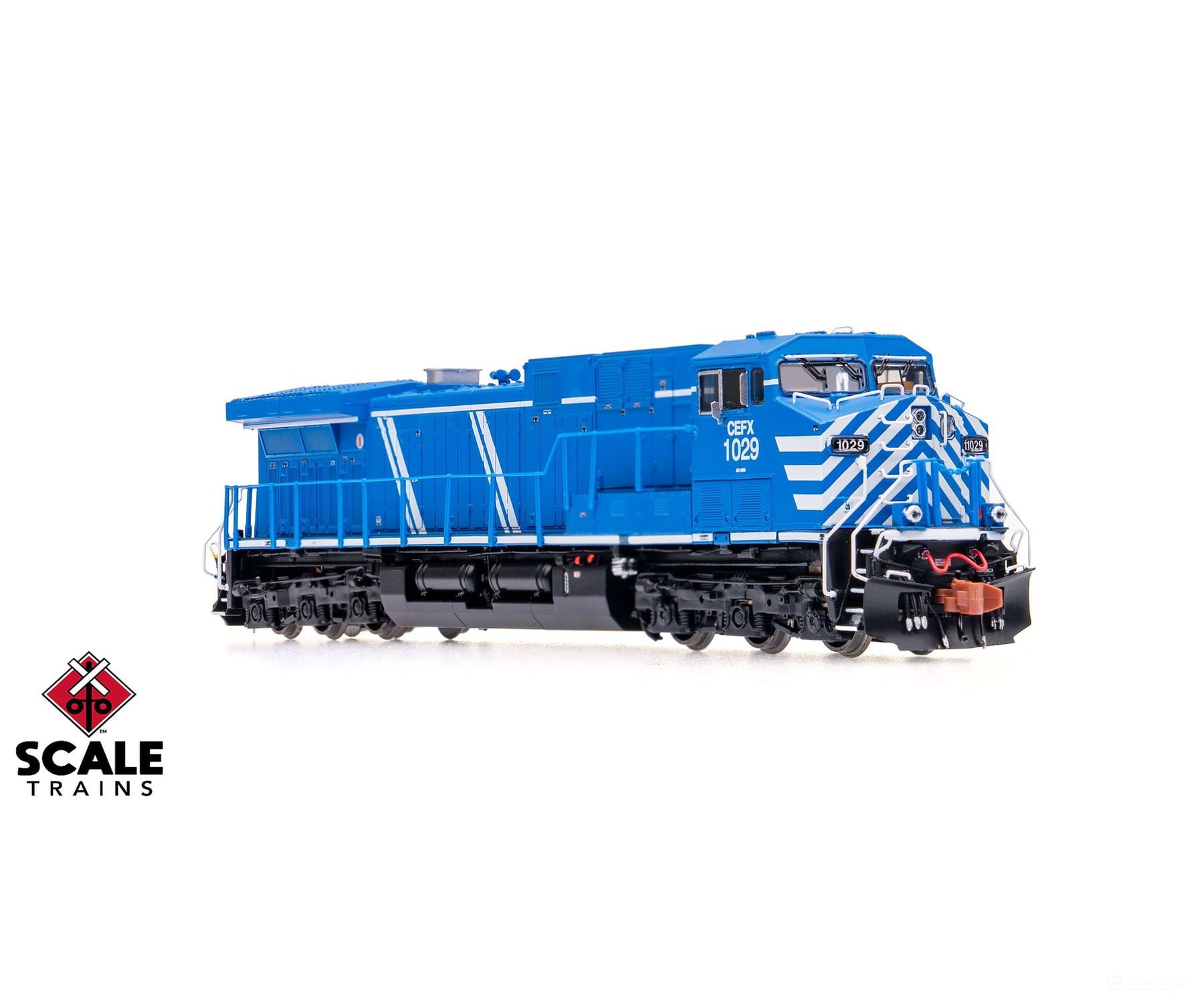 ScaleTrains SXT40633 Rivet Counter N Scale GE AC4400CW CEFX/Bluebird 1029 DCC & Sound Equipped Locomotives