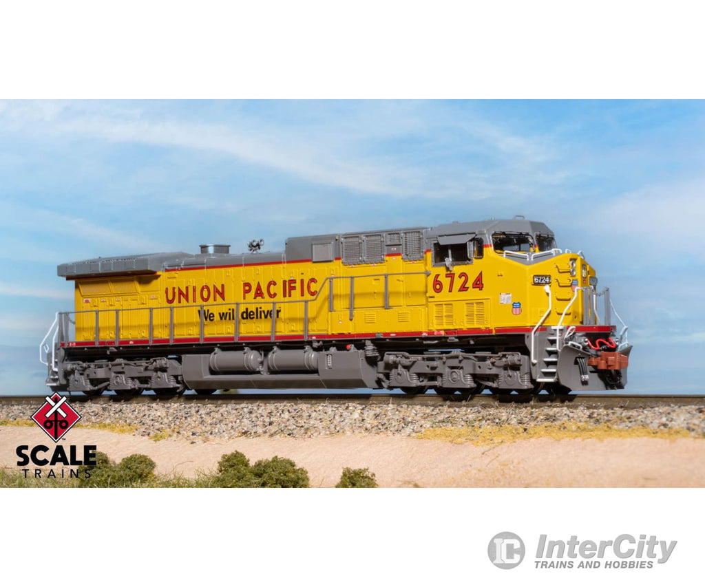 ScaleTrains SXT40661 Rivet Counter N Scale GE AC4400CW Union Pacific/ex-C&NW/’We Will Deliver’/Red Sill 6724 DCC &