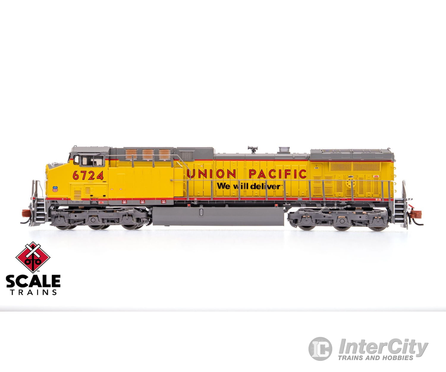 ScaleTrains SXT40661 Rivet Counter N Scale GE AC4400CW Union Pacific/ex-C&NW/’We Will Deliver’/Red Sill 6724 DCC &