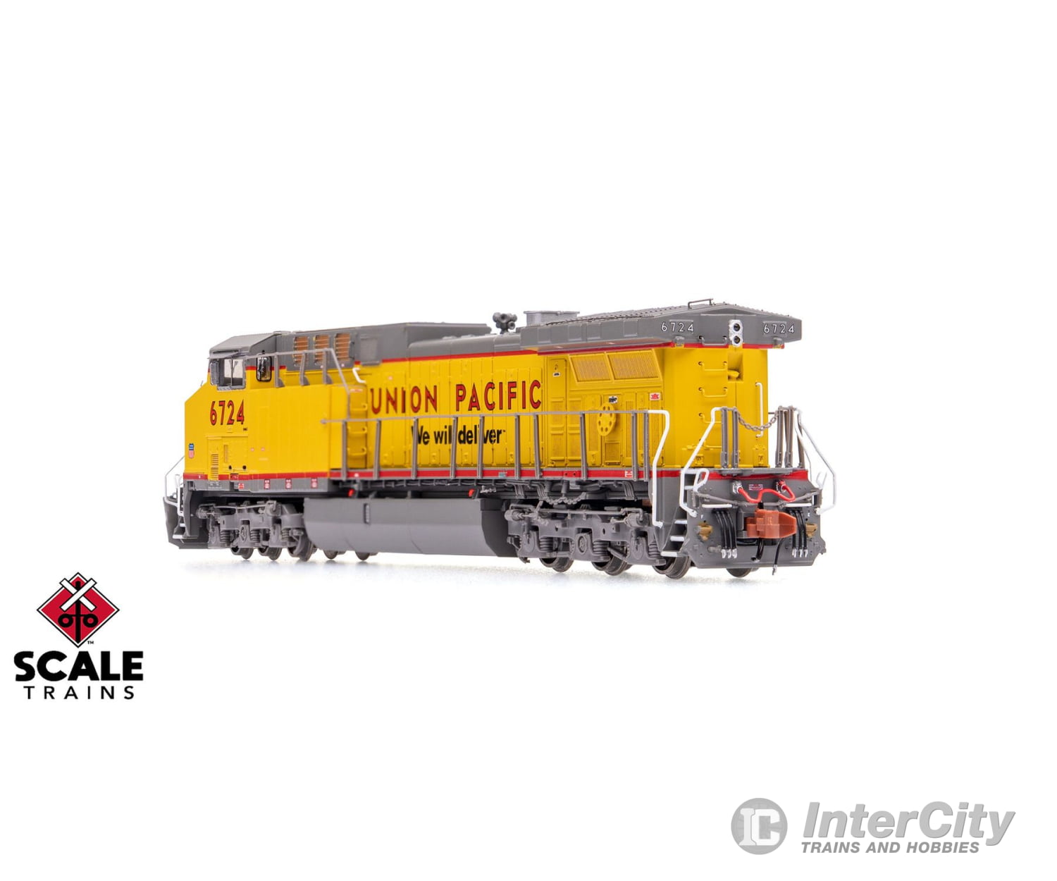 ScaleTrains SXT40661 Rivet Counter N Scale GE AC4400CW Union Pacific/ex-C&NW/’We Will Deliver’/Red Sill 6724 DCC &