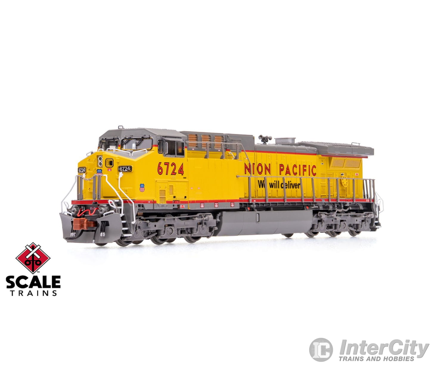 ScaleTrains SXT40661 Rivet Counter N Scale GE AC4400CW Union Pacific/ex-C&NW/’We Will Deliver’/Red Sill 6724 DCC &