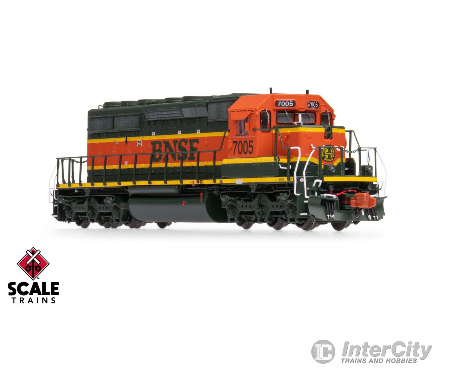 ScaleTrains SXT40676 Rivet Counter N Scale EMD SD40-2 BNSF/Heritage/Small Circle-Cross Nose Logo 7016 DC/DCC Ready