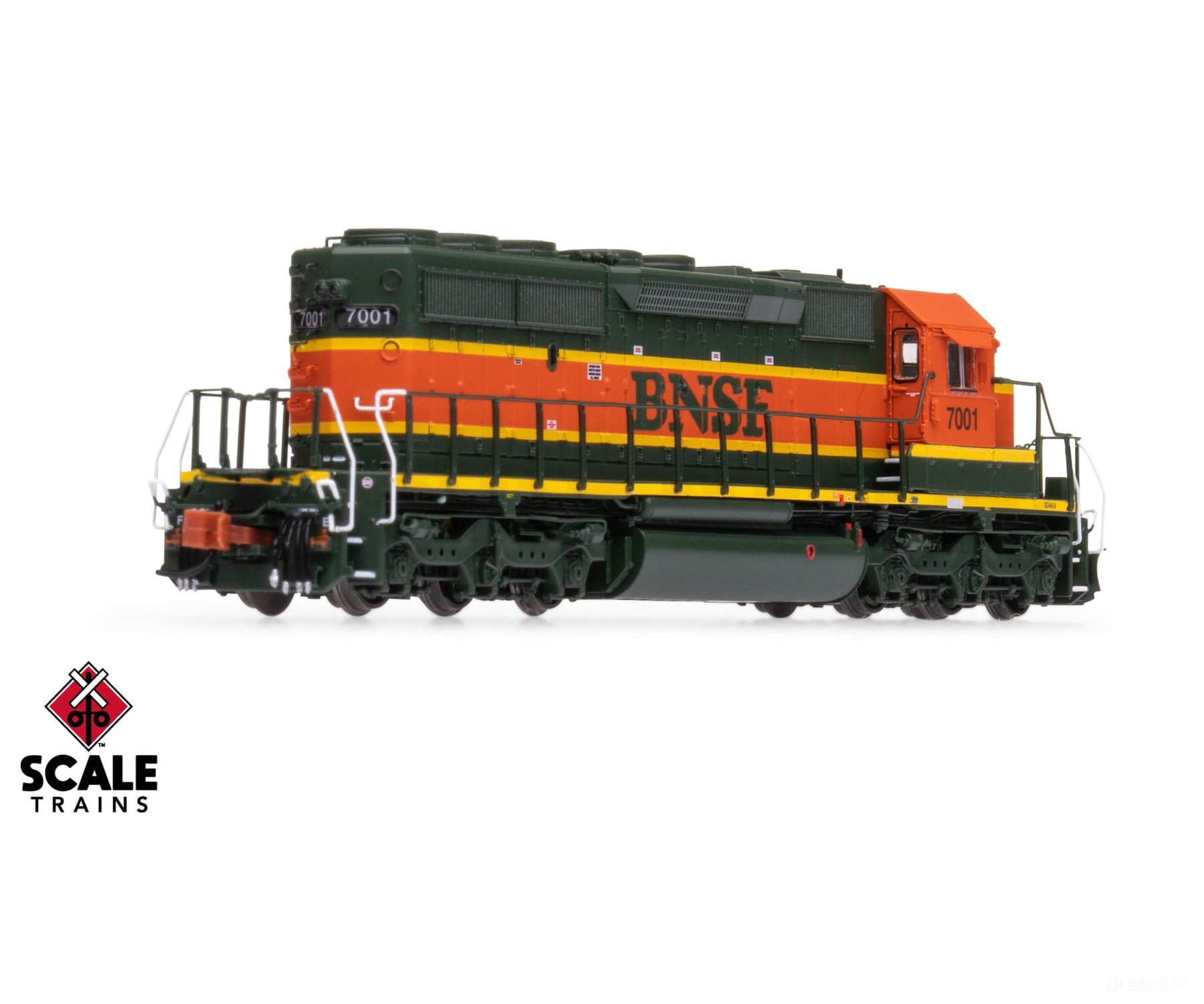 ScaleTrains SXT40680 Rivet Counter N Scale EMD SD40-2,BNSF/Heritage I/Large Circle-Cross Nose Logo 7035 DC/DCC Ready