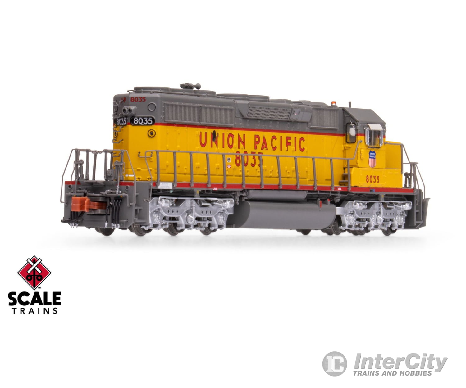 ScaleTrains SXT40730 Rivet Counter N Scale EMD SD40-2 Union Pacific/Fast Forty/116’’ Snoot Nose 8040 DC/DCC Ready