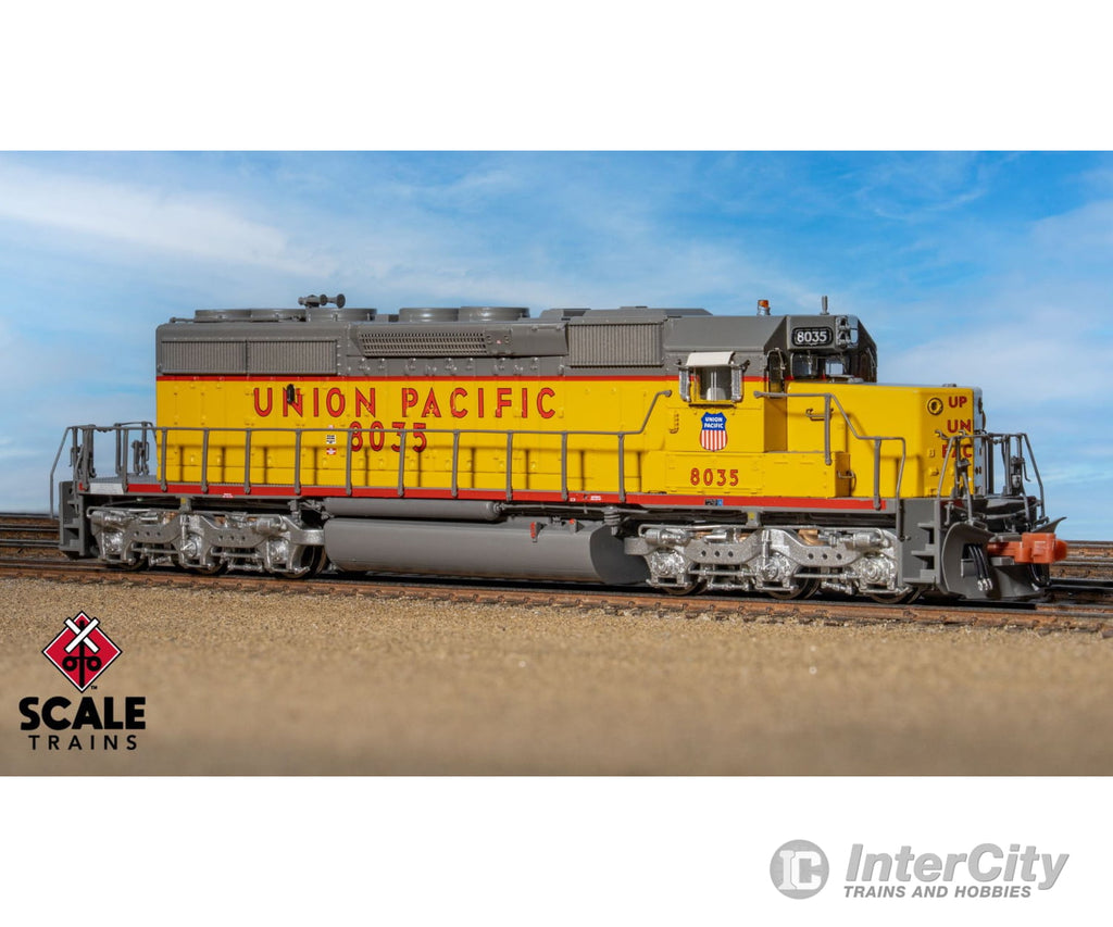 ScaleTrains SXT40730 Rivet Counter N Scale EMD SD40-2 Union Pacific/Fast Forty/116’’ Snoot Nose 8040 DC/DCC Ready
