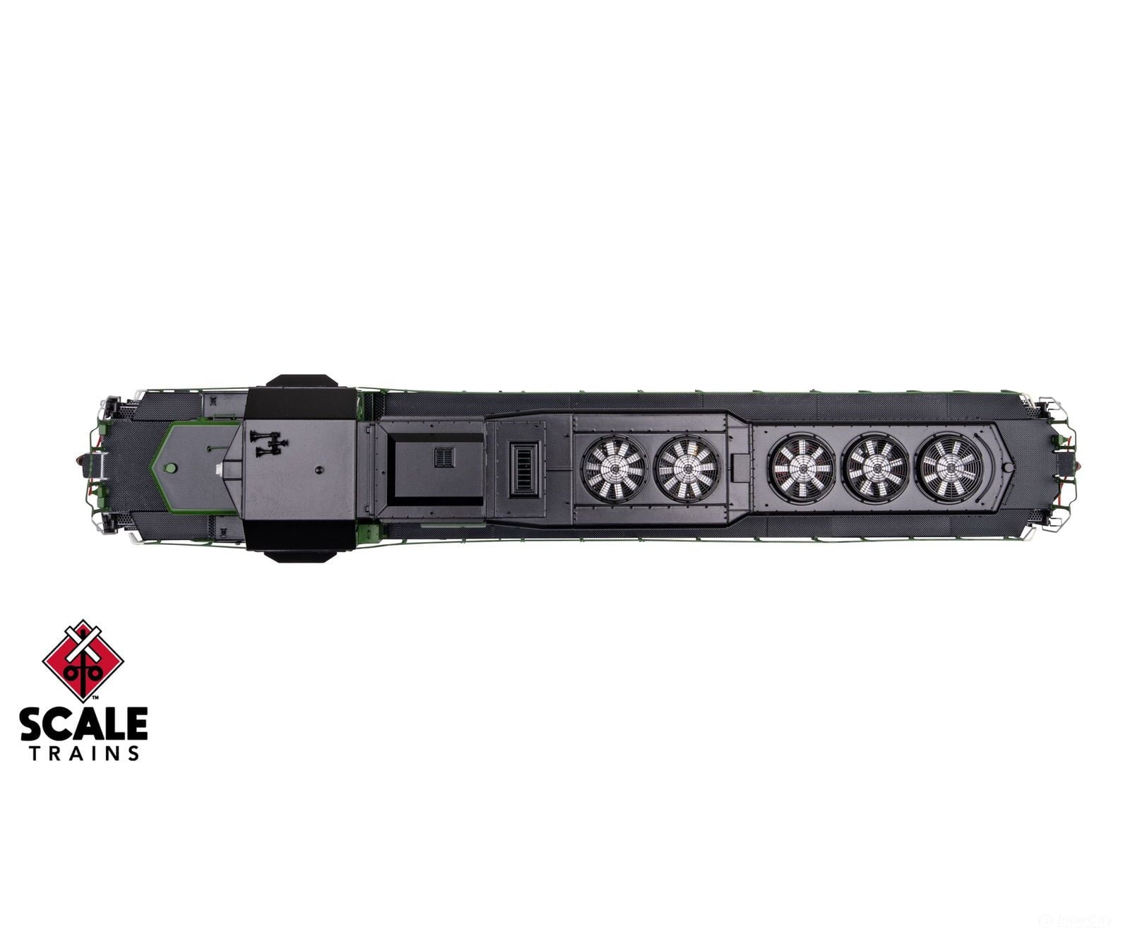 ScaleTrains SXT40760 Rivet Counter HO Scale EMD SD40-2 Burlington Northern/White Face/Strobe Lights 6358 - DCC Ready