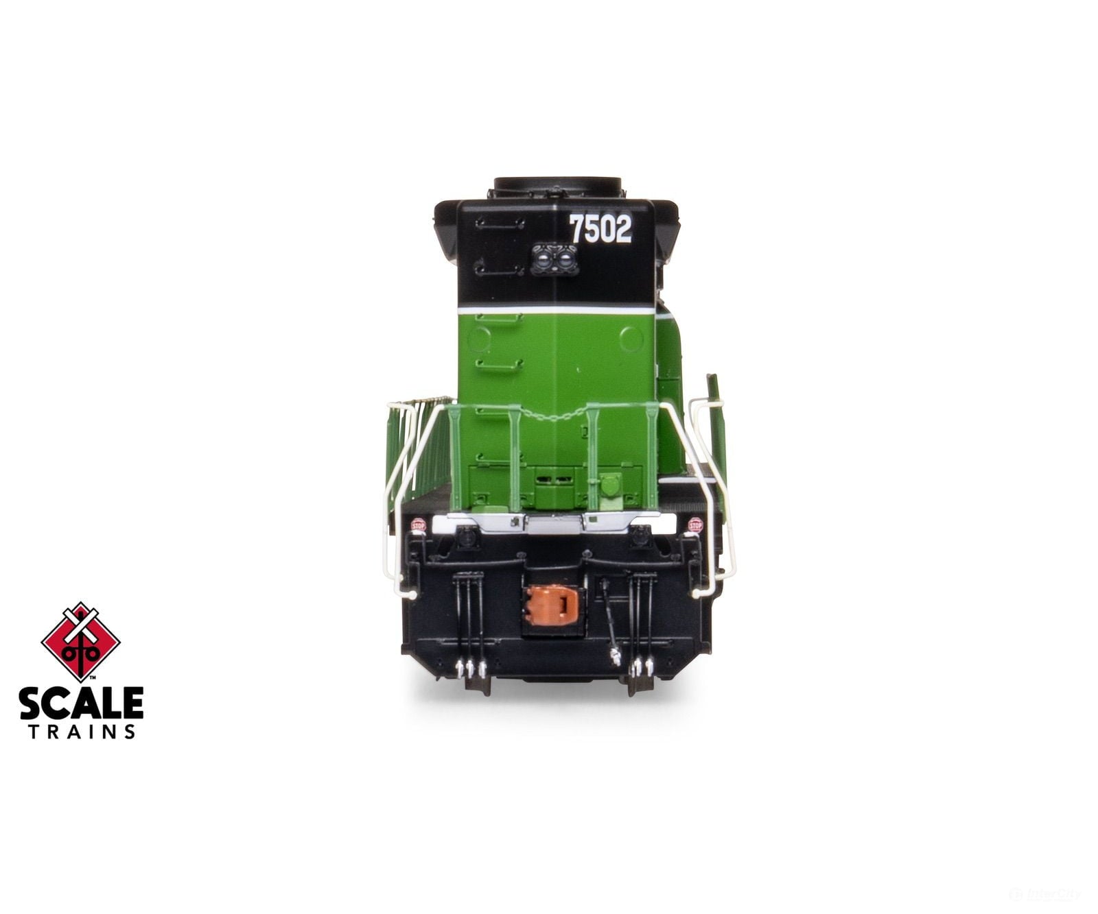 ScaleTrains SXT40763 Rivet Counter HO Scale EMD SD40-2B Burlington Northern/White Face 7502 DCC & Sound Equipped