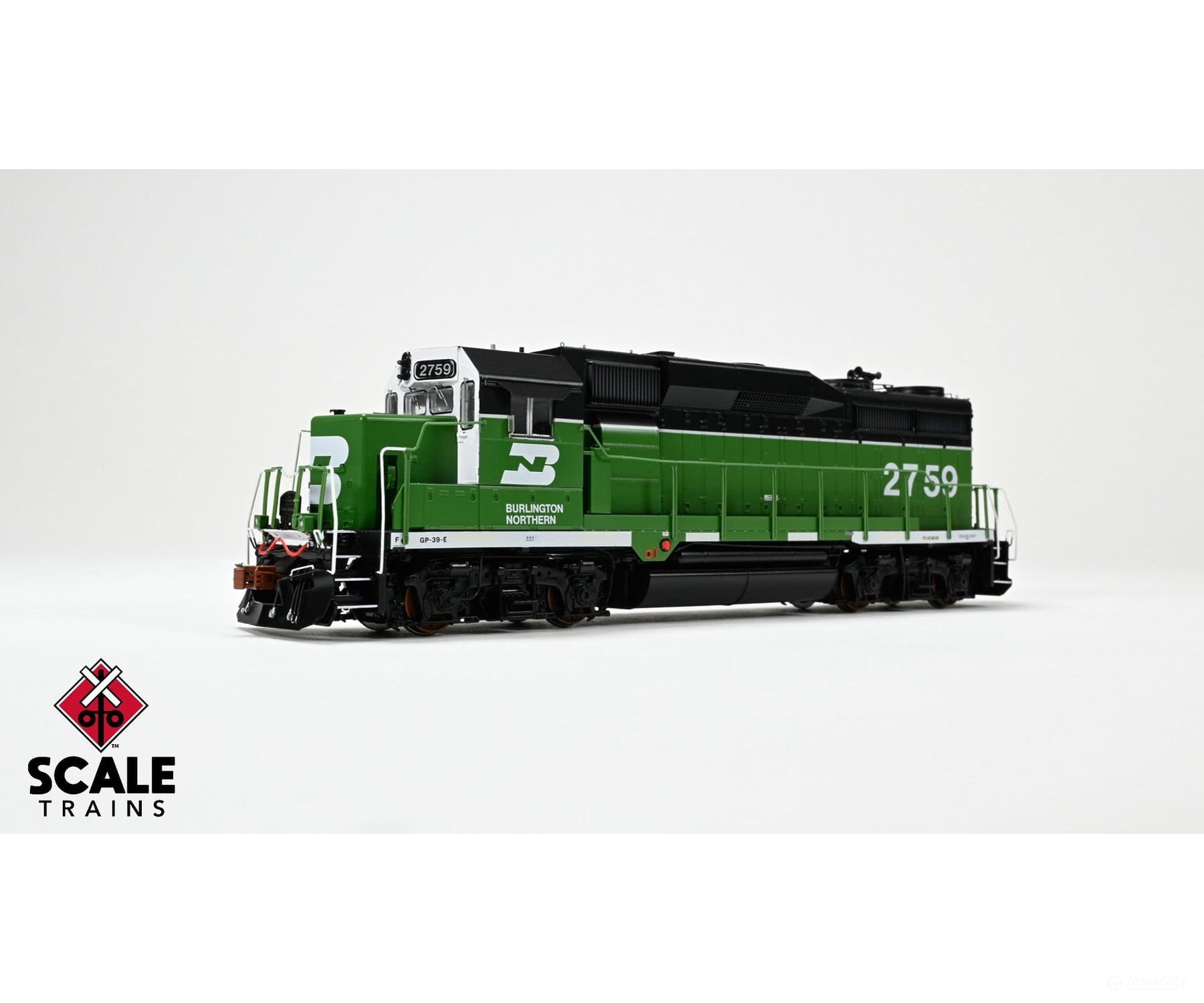 ScaleTrains SXT40931 Rivet Counter HO Scale EMD GP39E Burlington Northern/White Face/Strobe Lights 2761 DCC & Sound