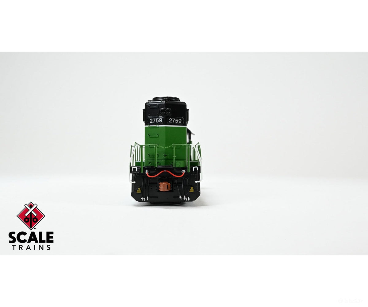 ScaleTrains SXT40931 Rivet Counter HO Scale EMD GP39E Burlington Northern/White Face/Strobe Lights 2761 DCC & Sound
