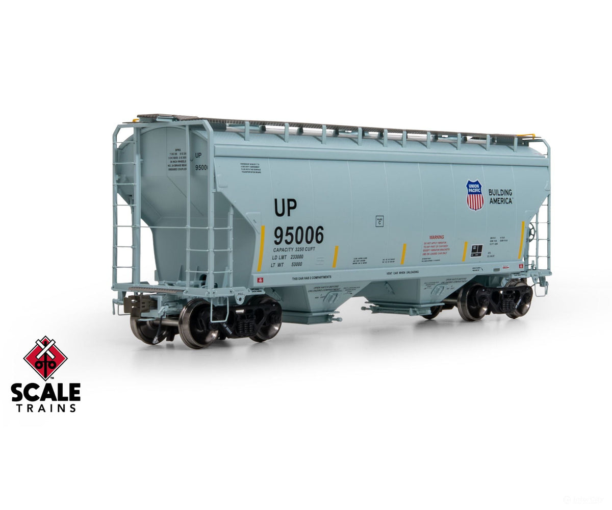 ScaleTrains SXT41132 Rivet Counter HO Scale Gunderson 3250 Covered Hopper Union Pacific/UP 95041 - Freight Cars