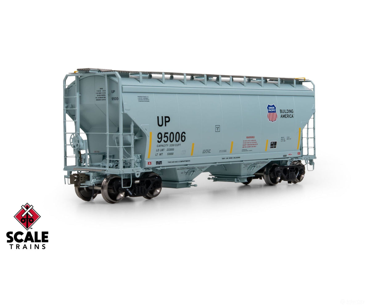 ScaleTrains SXT41138 Rivet Counter HO Scale Gunderson 3250 Covered Hopper Union Pacific/UP 95212 - Freight Cars