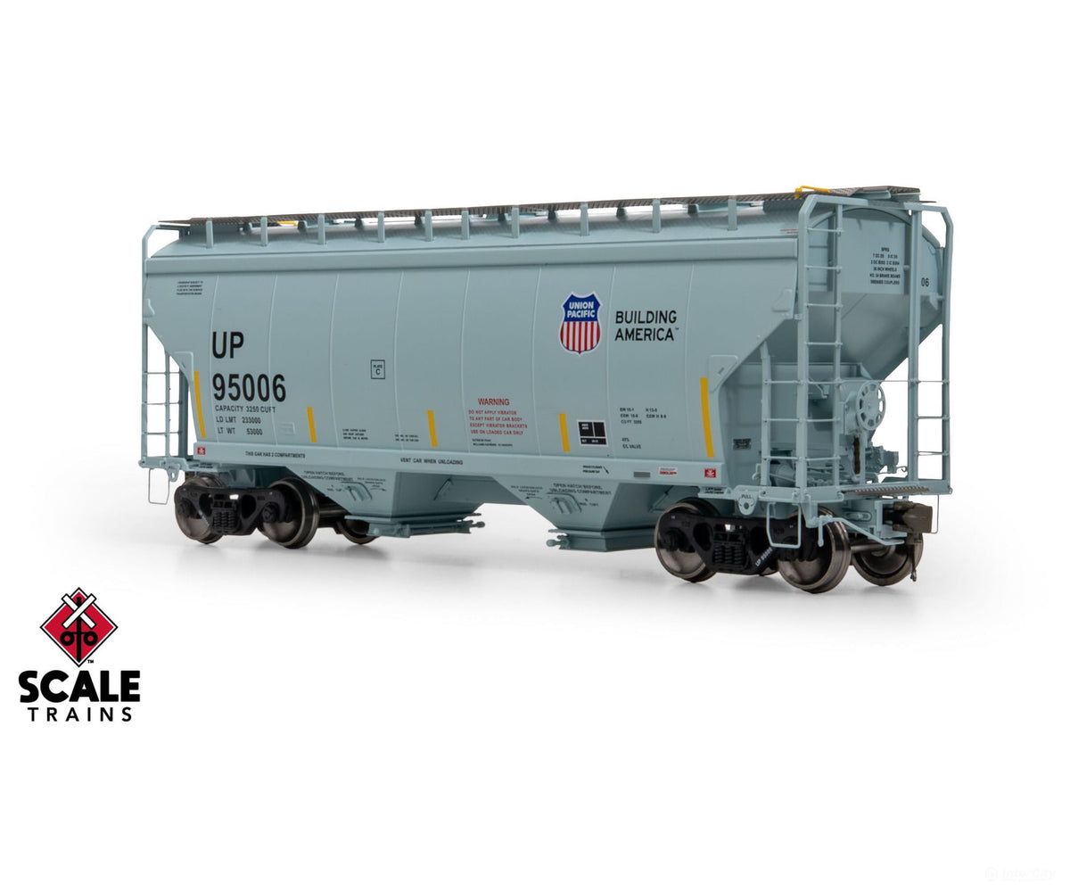 ScaleTrains SXT41139 Rivet Counter HO Scale Gunderson 3250 Covered Hopper Union Pacific/UP 95237 - Freight Cars