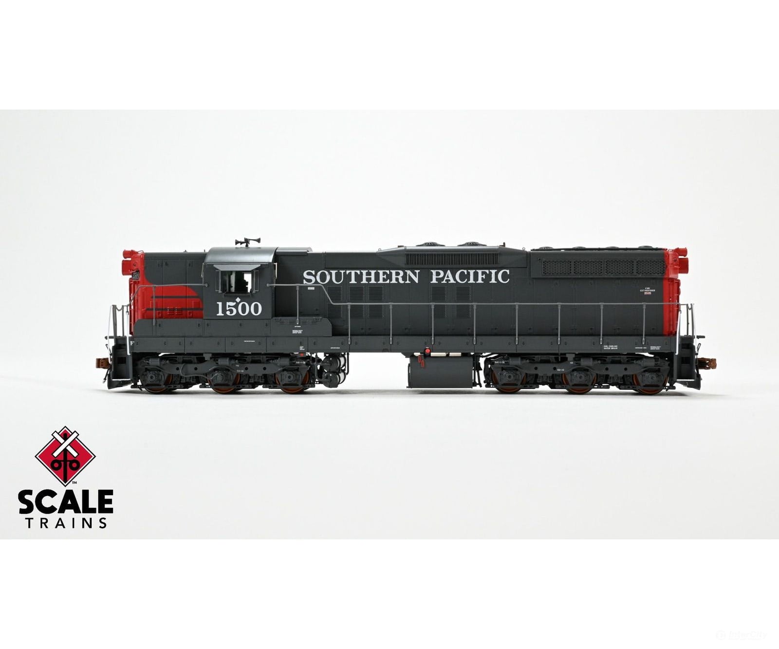 ScaleTrains SXT41192 Rivet Counter HO Scale EMD SD7R Southern Pacific/Bloody Nose 1518 DCC & Sound Equipped
