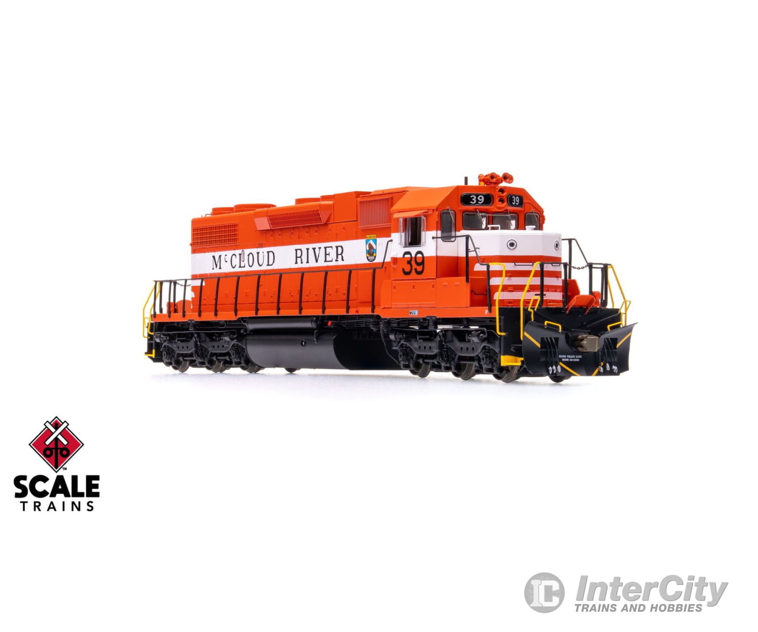 ScaleTrains SXT41282 Rivet Counter HO Scale EMD SD38-2 McCloud River Railroad #39 DCC & Sound Equipped Locomotives