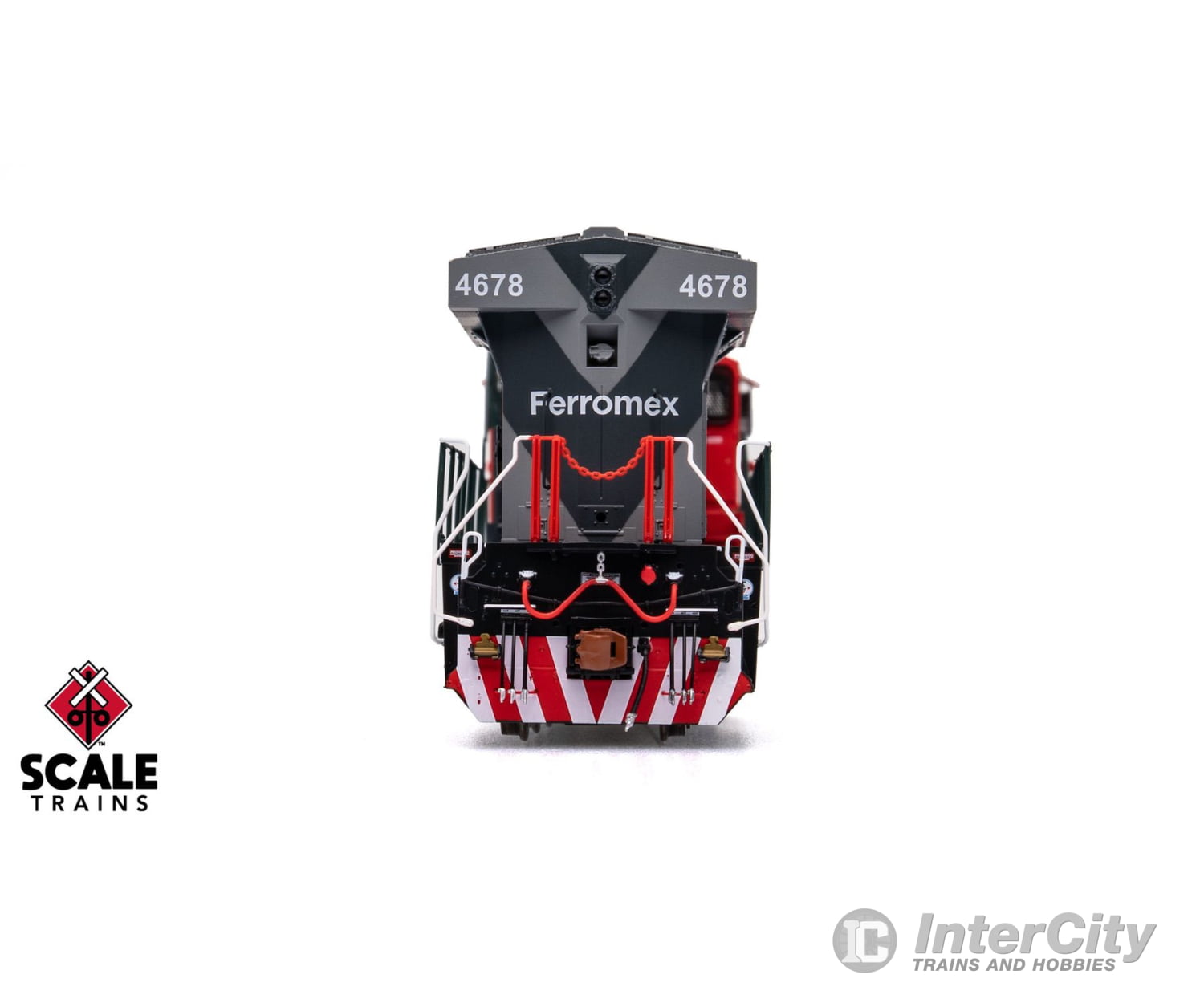 ScaleTrains SXT41445 Rivet Counter HO Scale GE ES44AC Ferromex/Zebra 4678 DCC & Sound Equipped Locomotives