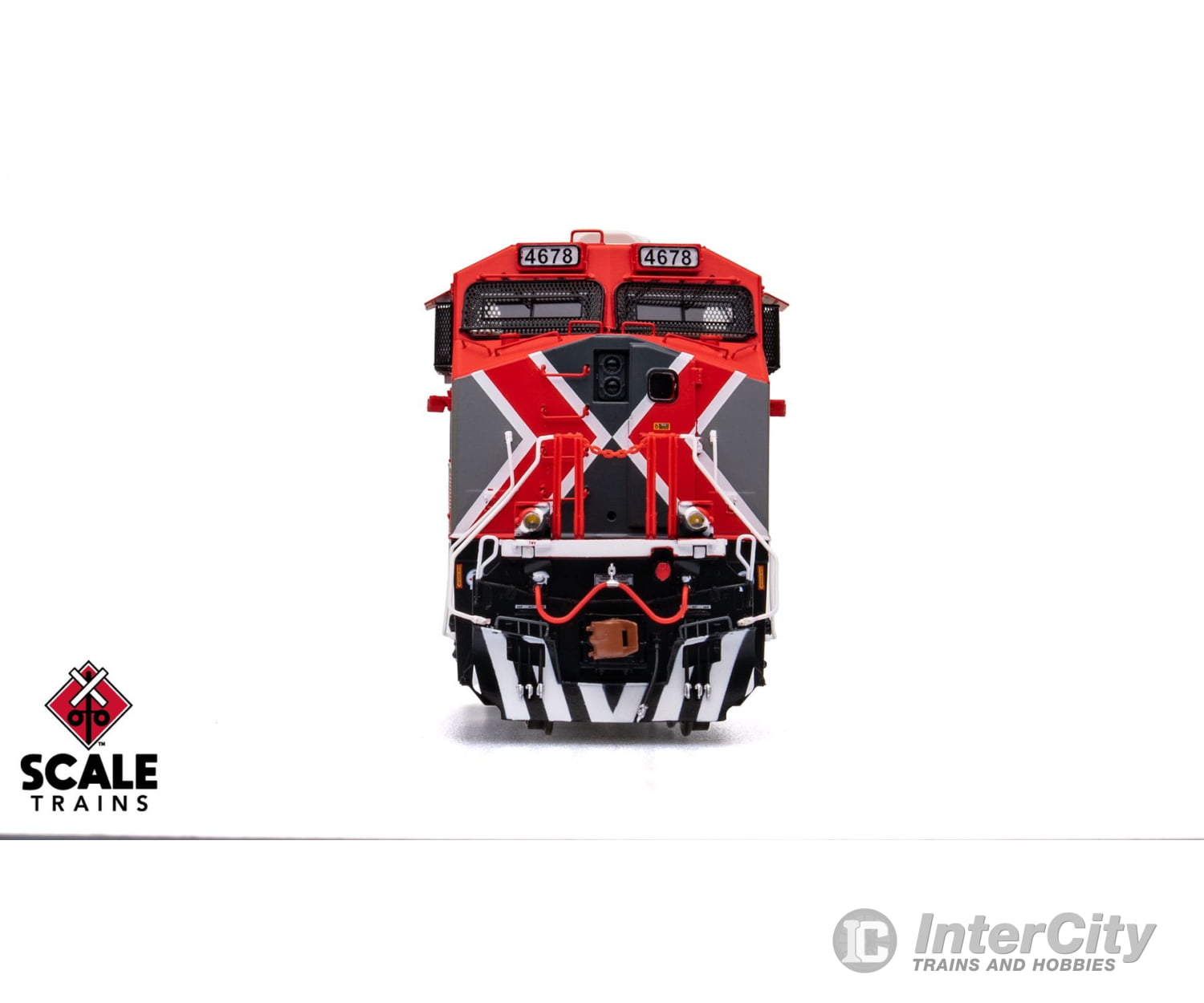ScaleTrains SXT41445 Rivet Counter HO Scale GE ES44AC Ferromex/Zebra 4678 DCC & Sound Equipped Locomotives