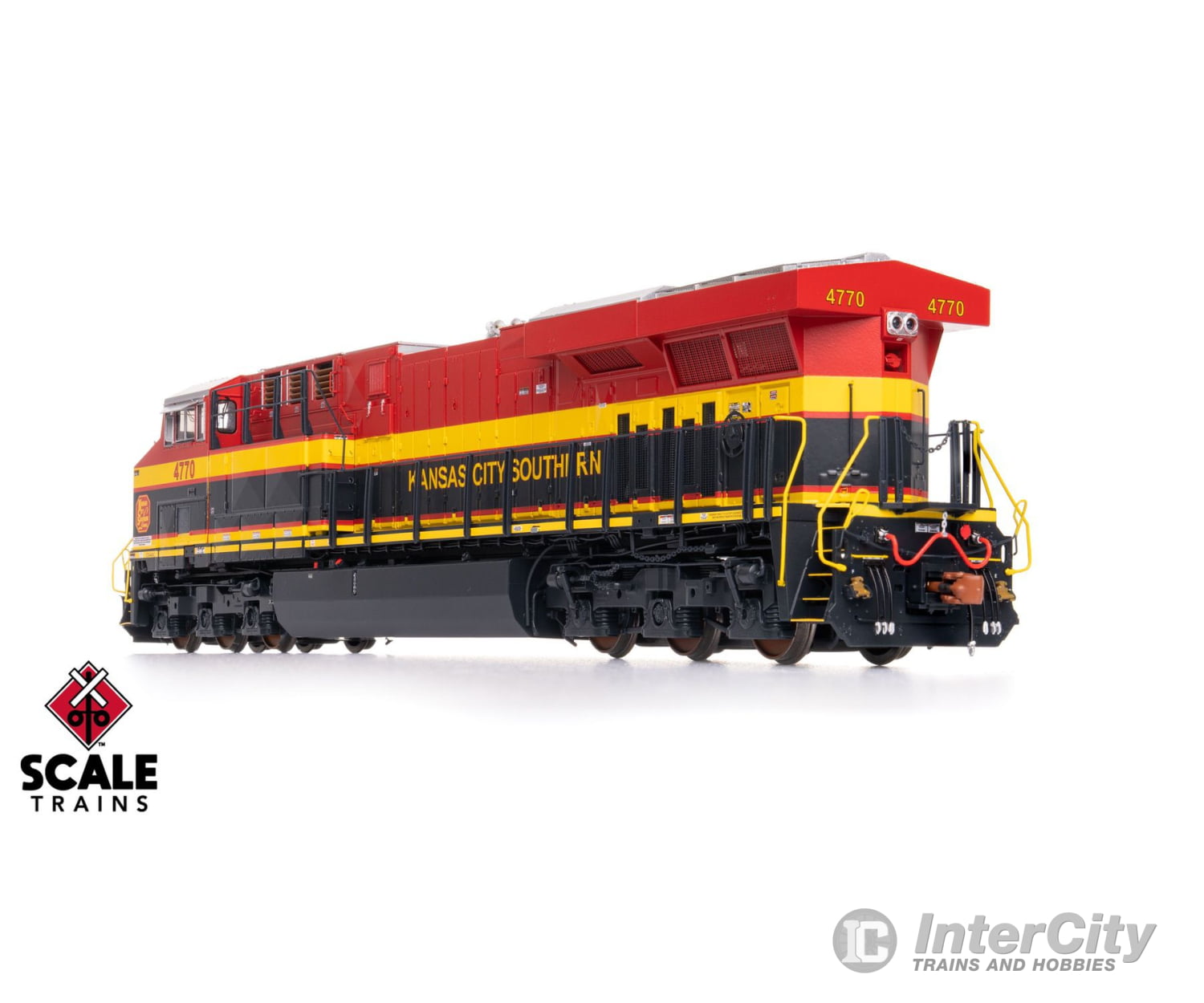 ScaleTrains SXT41451 Rivet Counter HO Scale GE ES44AC Kansas City Southern/Belle/As Delivered 4781 DCC & Sound Equipped