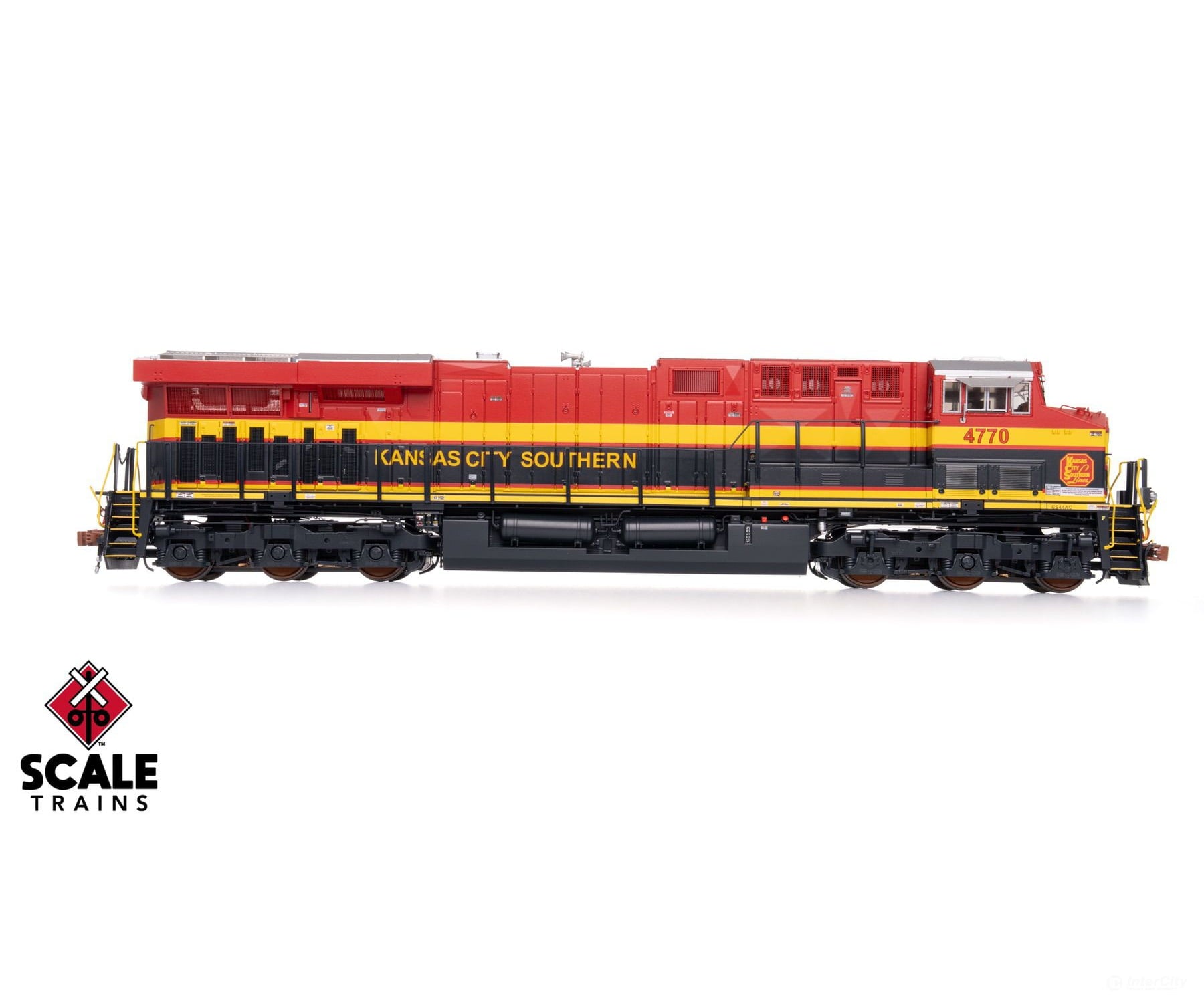 ScaleTrains SXT41451 Rivet Counter HO Scale GE ES44AC Kansas City Southern/Belle/As Delivered 4781 DCC & Sound Equipped