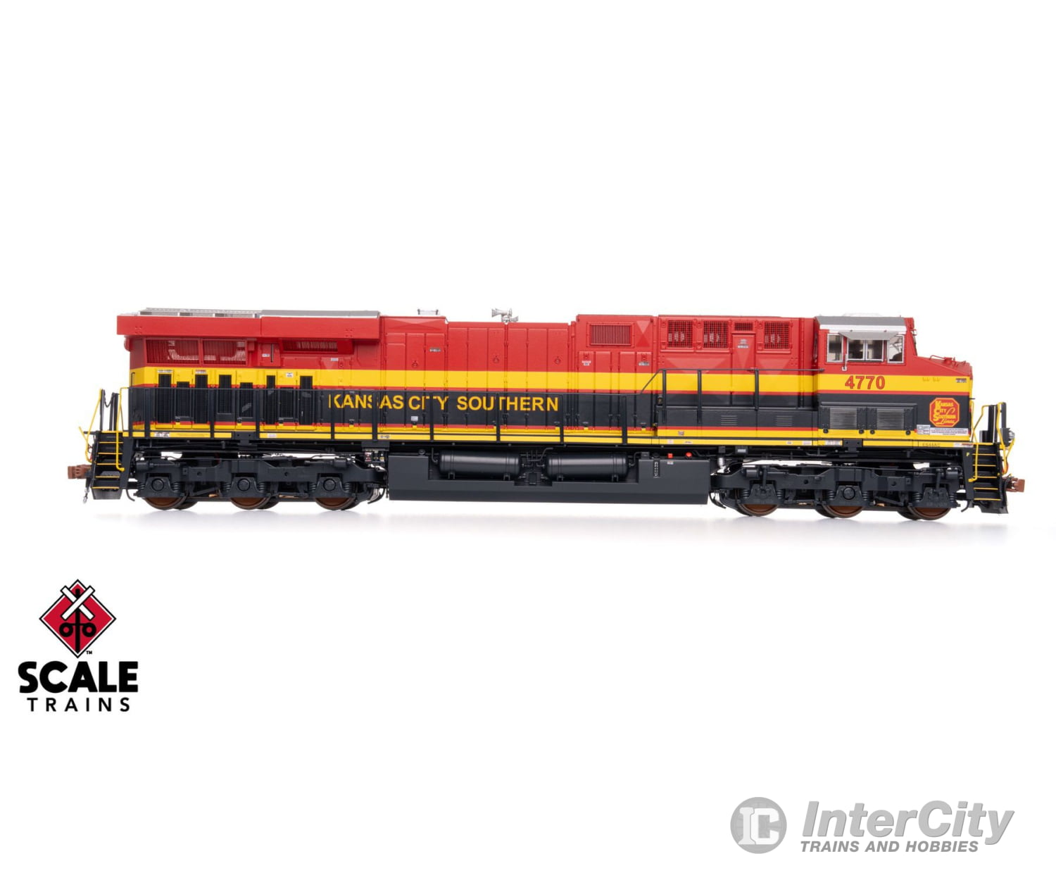 ScaleTrains SXT41451 Rivet Counter HO Scale GE ES44AC Kansas City Southern/Belle/As Delivered 4781 DCC & Sound Equipped