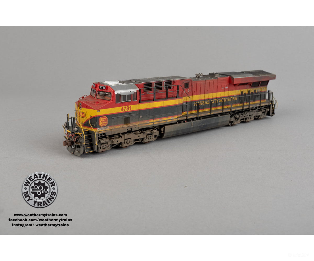 ScaleTrains SXT41452 Rivet Counter HO Scale GE ES44AC Kansas City Southern/Belle/As Delivered 4781 DC/DCC Ready