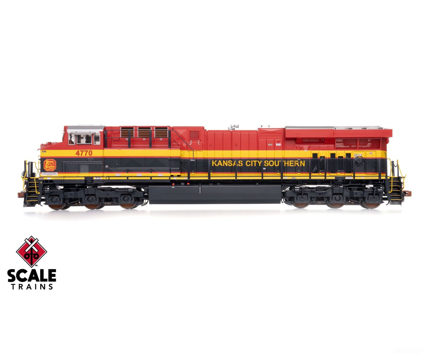 ScaleTrains SXT41453 Rivet Counter HO Scale GE ES44AC Kansas City Southern/Belle/As Delivered 4789 DCC & Sound Equipped