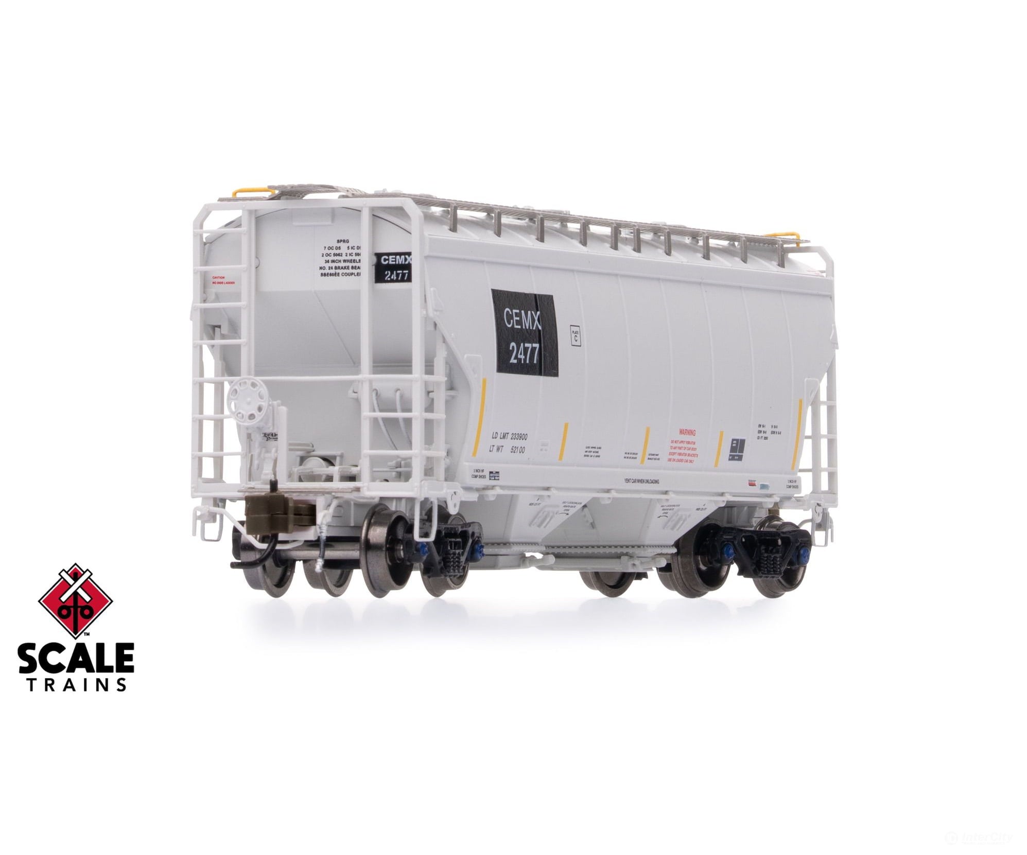 ScaleTrains SXT41467 Rivet Counter N Scale Gunderson 3250 Covered Hopper CEMEX/ex-AOKX Black PatchedAutoLOK II Outlet