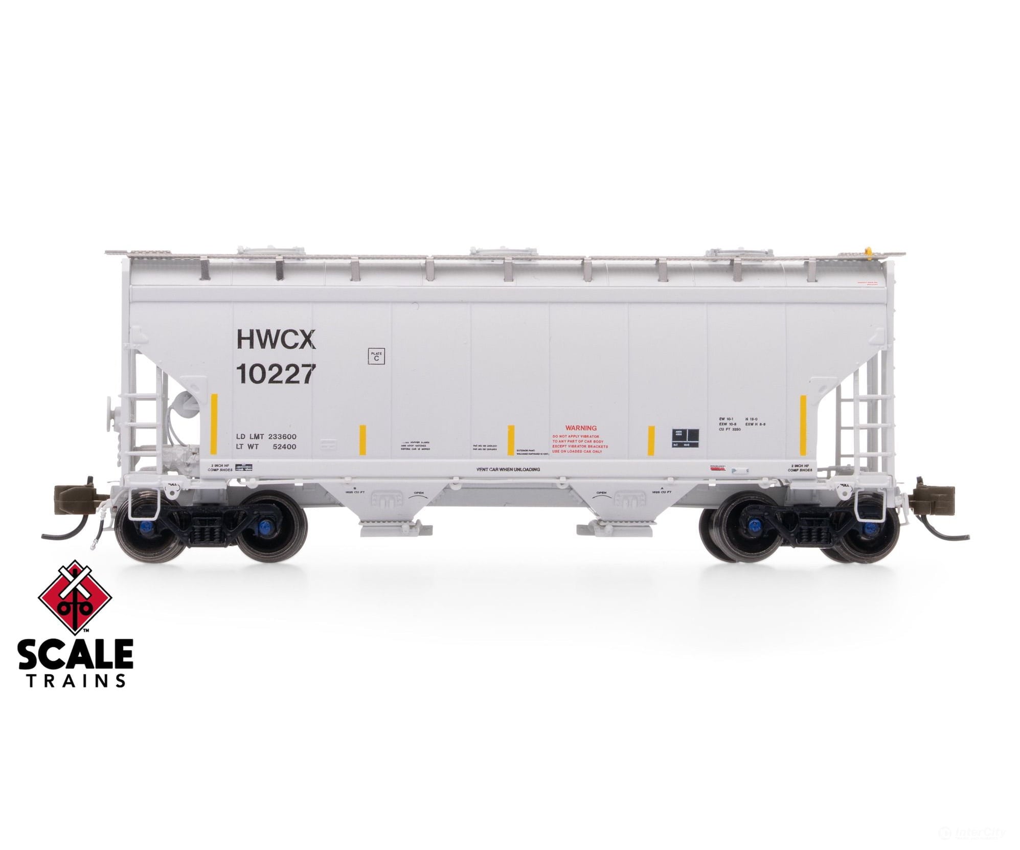 ScaleTrains SXT41489 Rivet Counter N Scale Gunderson 3250 Covered Hopper Halliburton/HWCX 10272 - Freight Cars