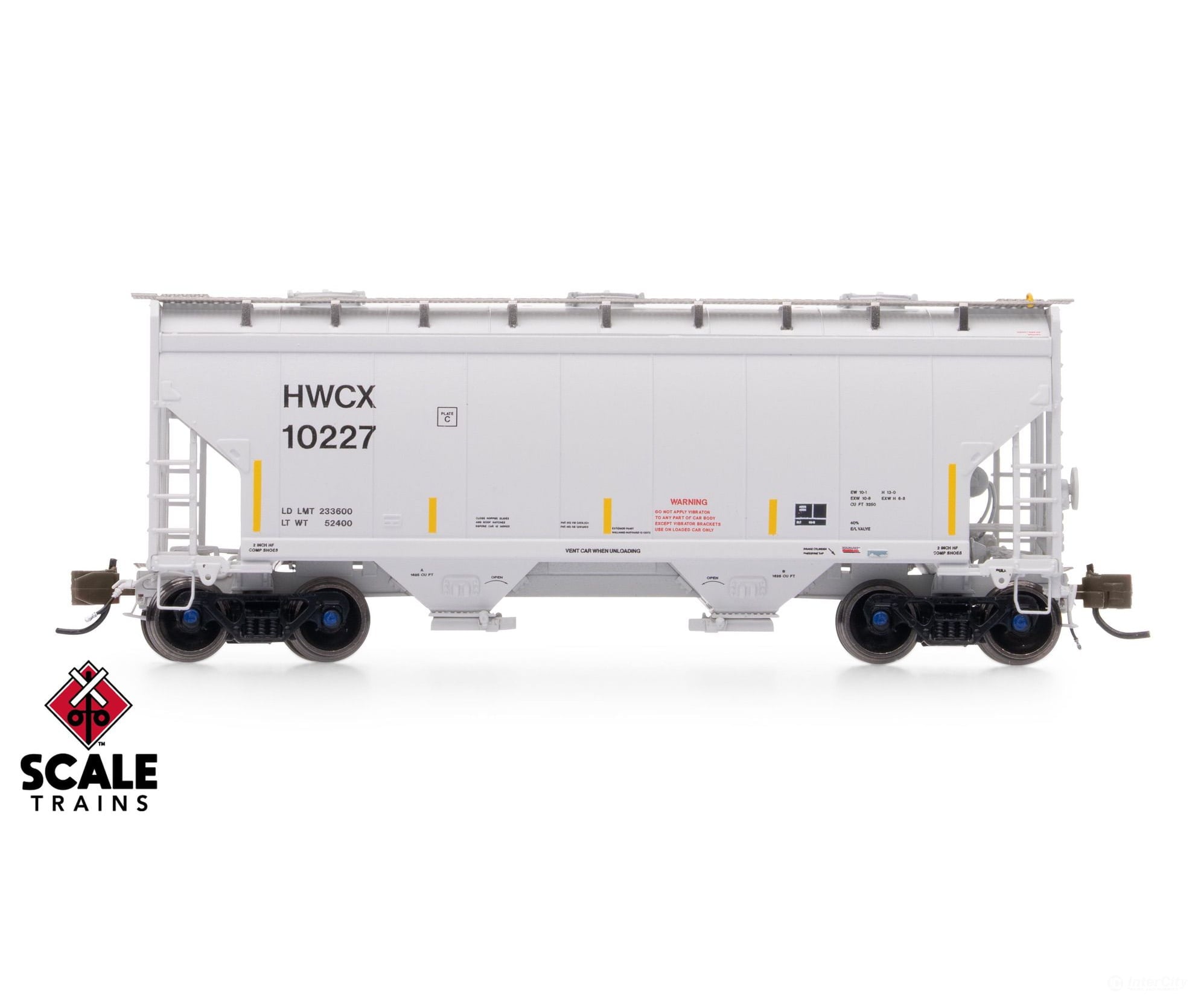 ScaleTrains SXT41489 Rivet Counter N Scale Gunderson 3250 Covered Hopper Halliburton/HWCX 10272 - Freight Cars