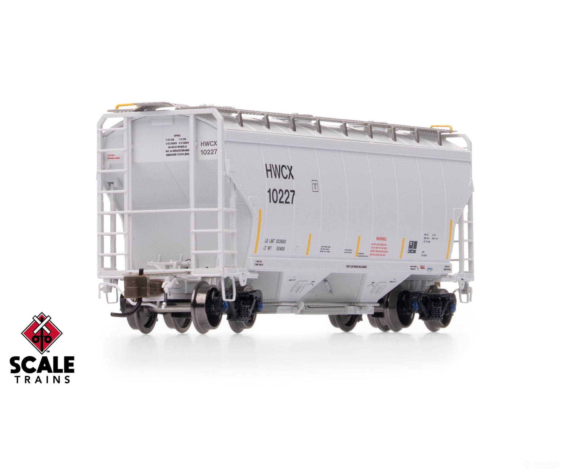 ScaleTrains SXT41491 Rivet Counter N Scale Gunderson 3250 Covered Hopper Halliburton/HWCX 10385 - Freight Cars
