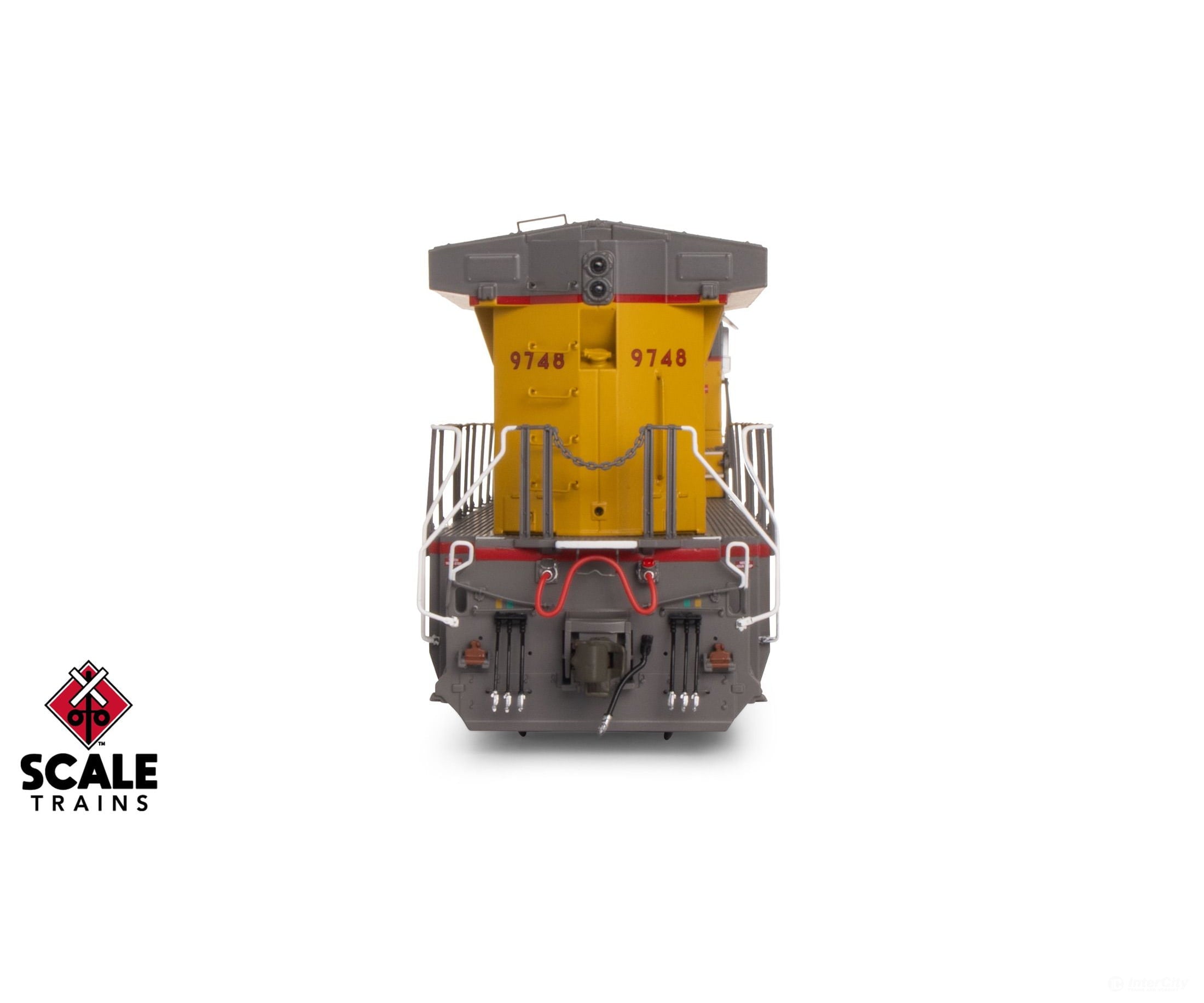 ScaleTrains SXT41585 Rivet Counter HO Scale GE DASH 9-44CW Union Pacific/Winged Nose Logo/Red Sill Stripe 9748 DCC &